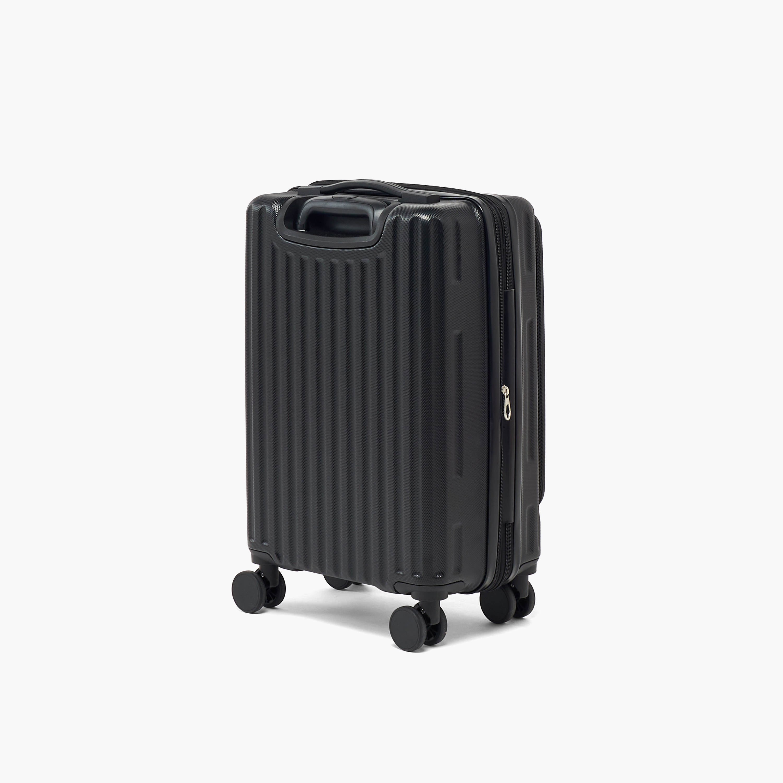 Oaklan by Shoexpress Textured Hardcase Luggage Trolley with Retractable Handle - Cabin-travel-luggagesandbags-luggage-image-3