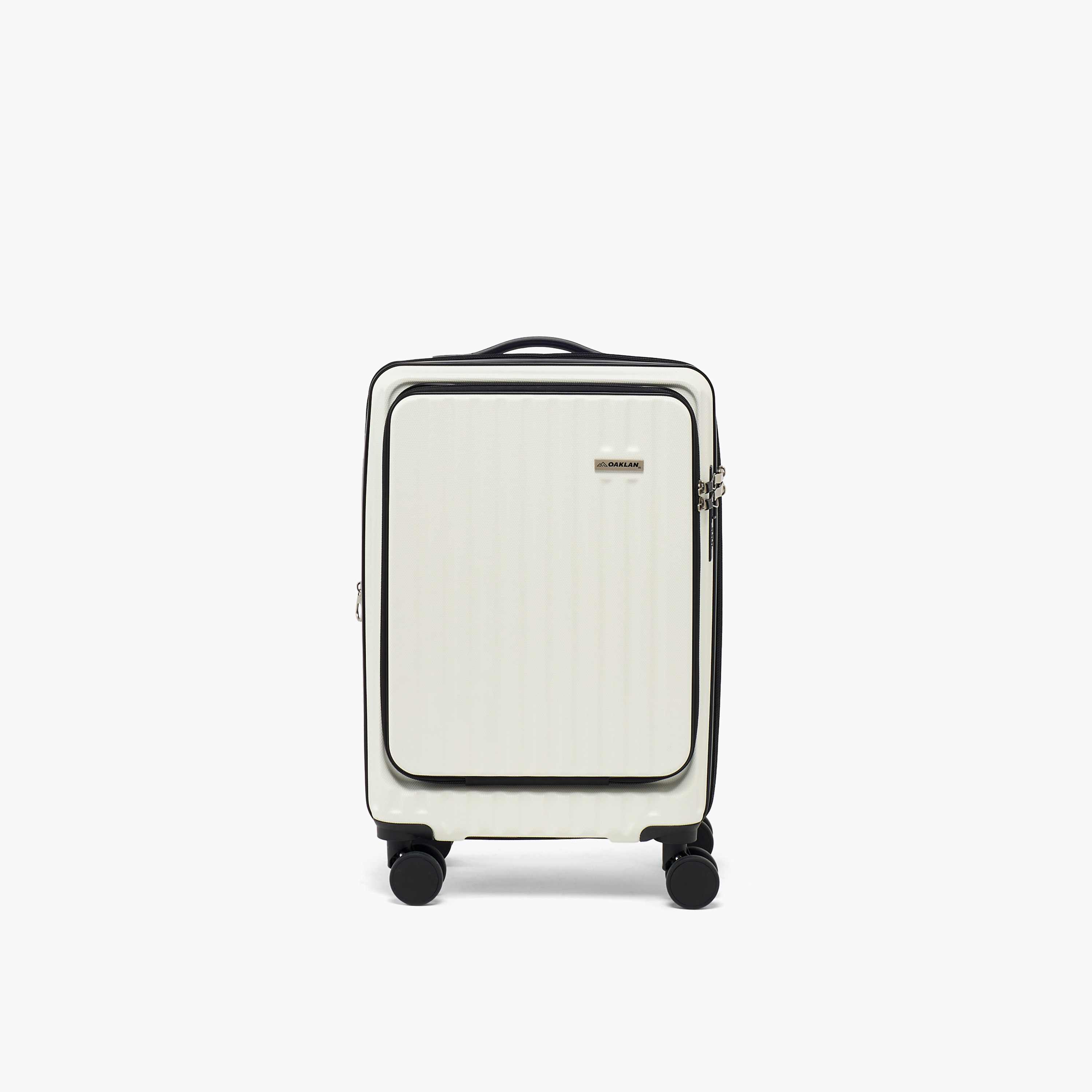 Oaklan by Shoexpress Textured Hardcase Luggage Trolley with Retractable Handle - Cabin-travel-luggagesandbags-luggage-image-2