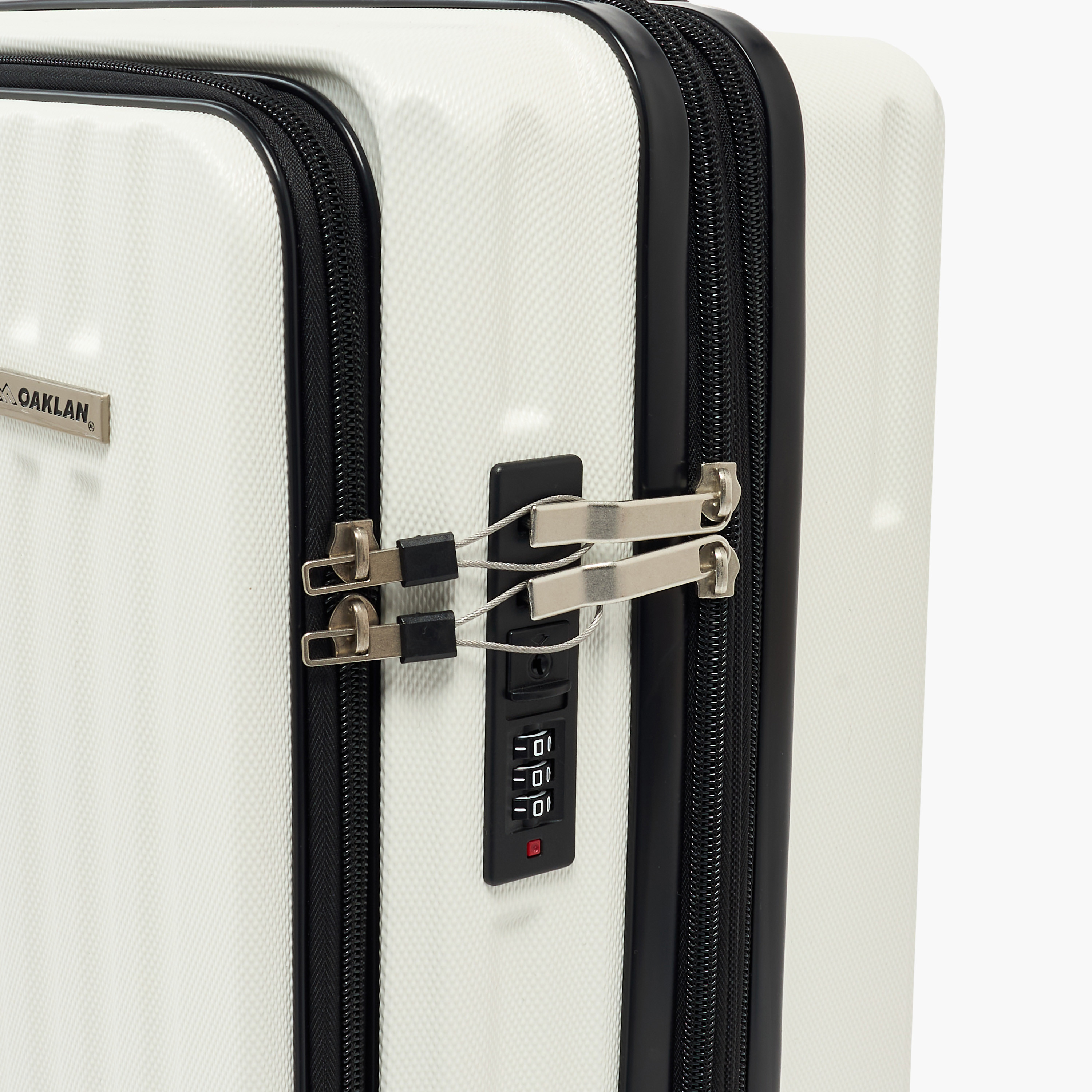 Oaklan by Shoexpress Textured Hardcase Luggage Trolley with Retractable Handle - Cabin-travel-luggagesandbags-luggage-image-4