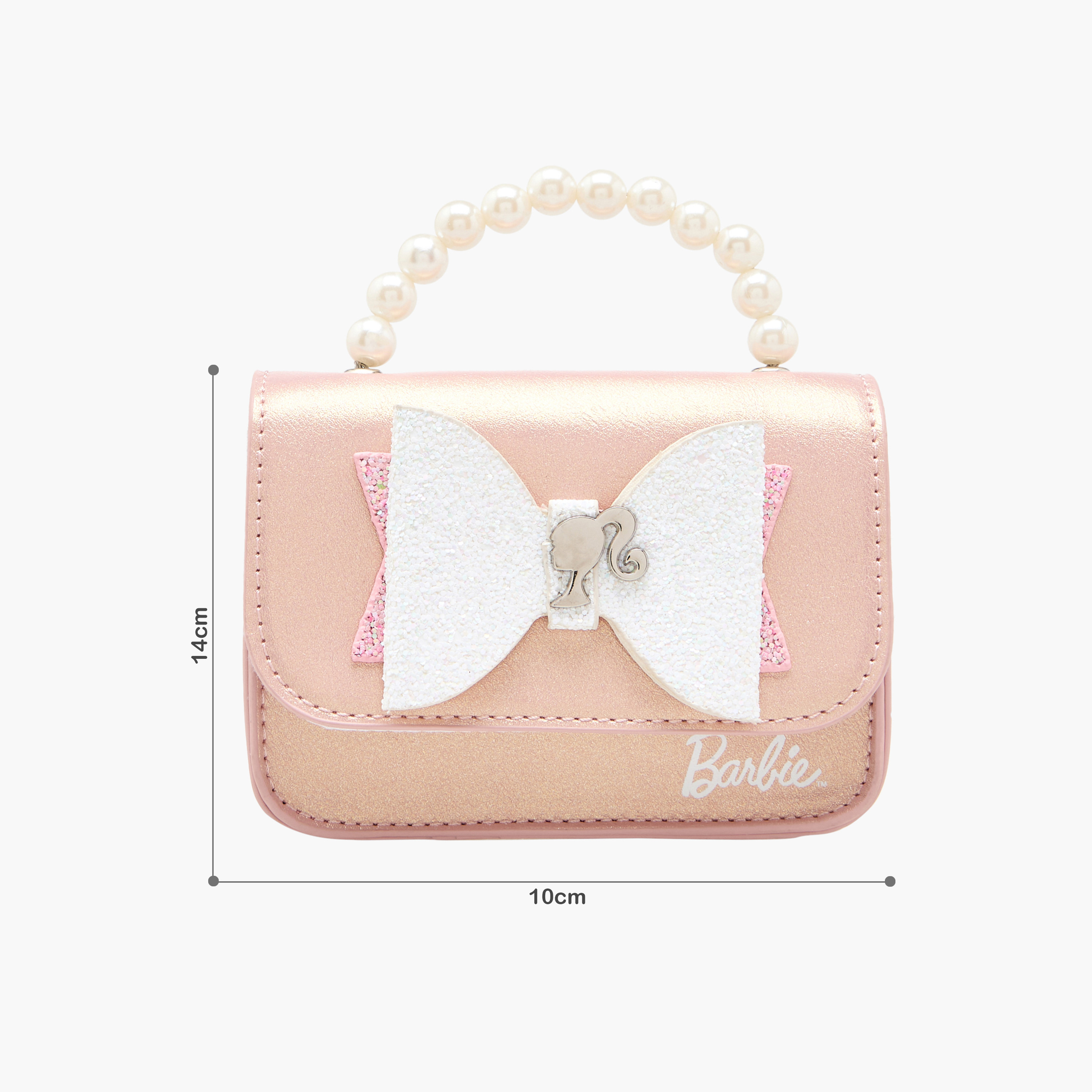 Barbie Bow Accent Crossbody Bag with Pearl Handle-girls-accessories-bags-image-2