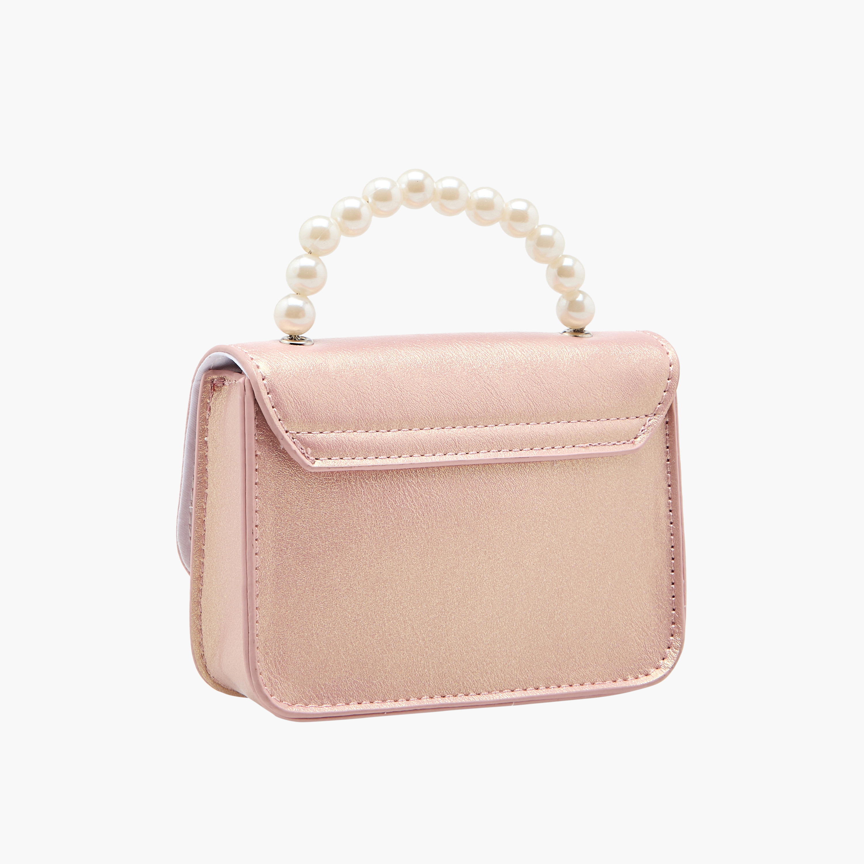 Barbie Bow Accent Crossbody Bag with Pearl Handle-girls-accessories-bags-image-4