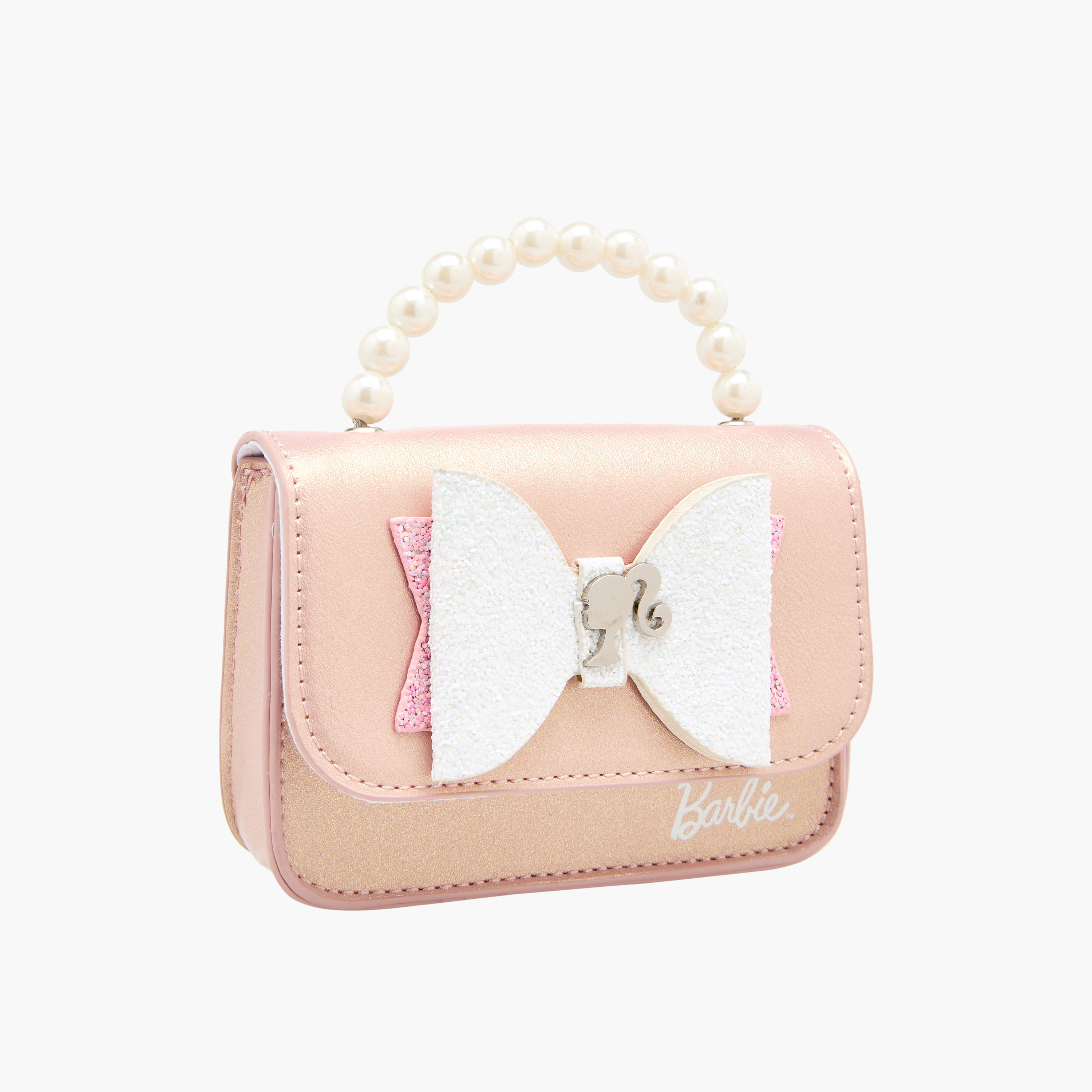 Barbie Bow Accent Crossbody Bag with Pearl Handle-girls-accessories-bags-image-5