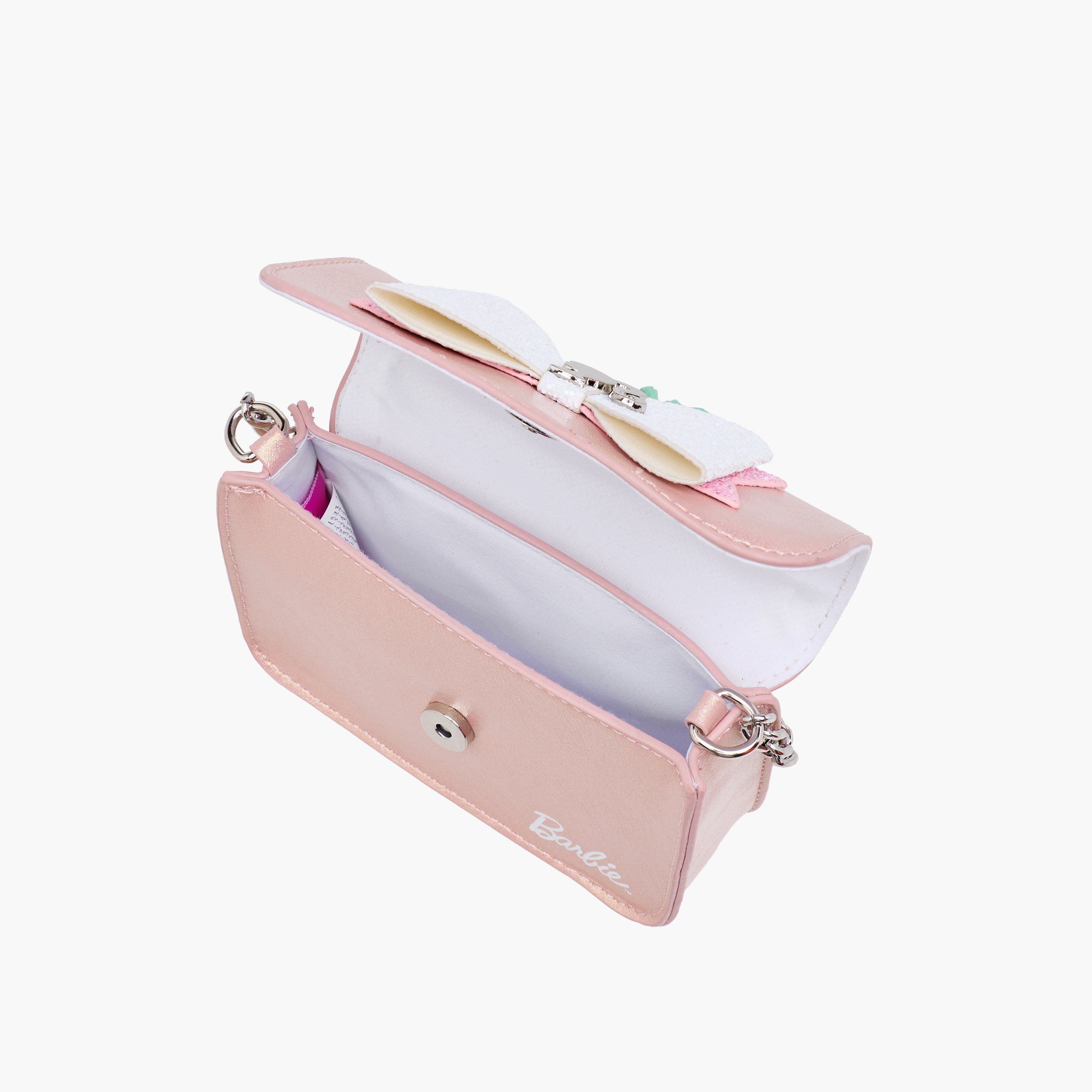 Barbie Bow Accent Crossbody Bag with Pearl Handle-girls-accessories-bags-image-8