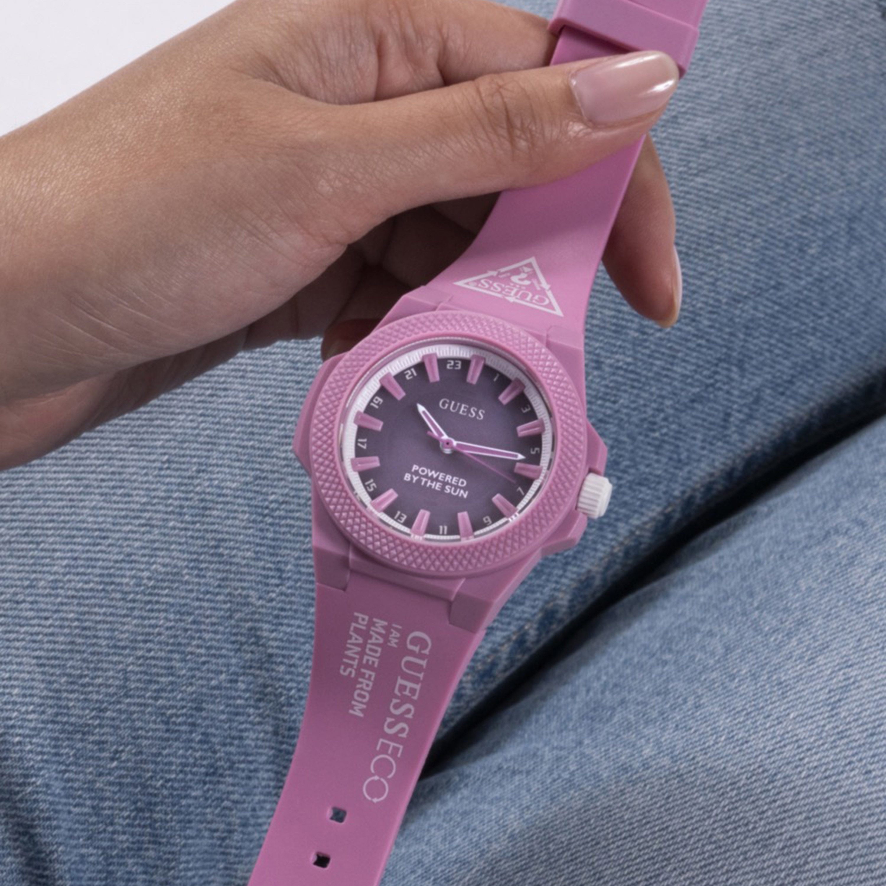 جيس ساعة وردية تعمل بالطاقة الشمسية من مواد نباتية-women-watchesandjewellery-watches-image-13