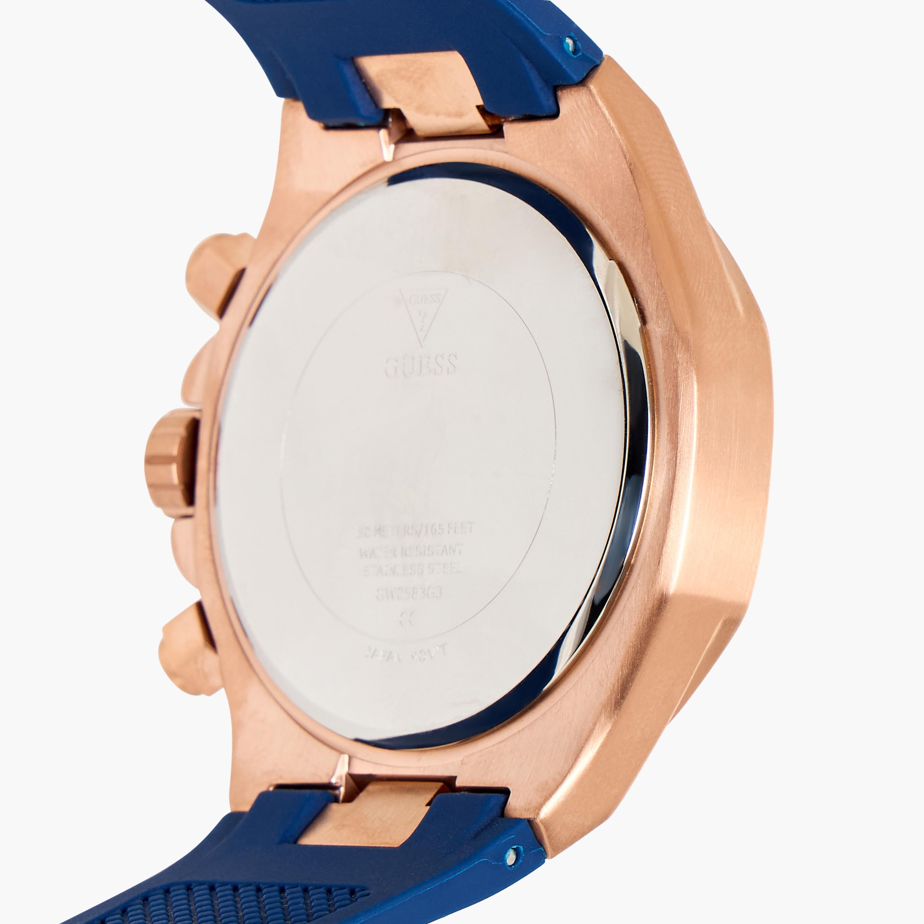 Guess Chronograph Watch Blue Silicone Strap-men-watchesandjewellery-watches-image-6