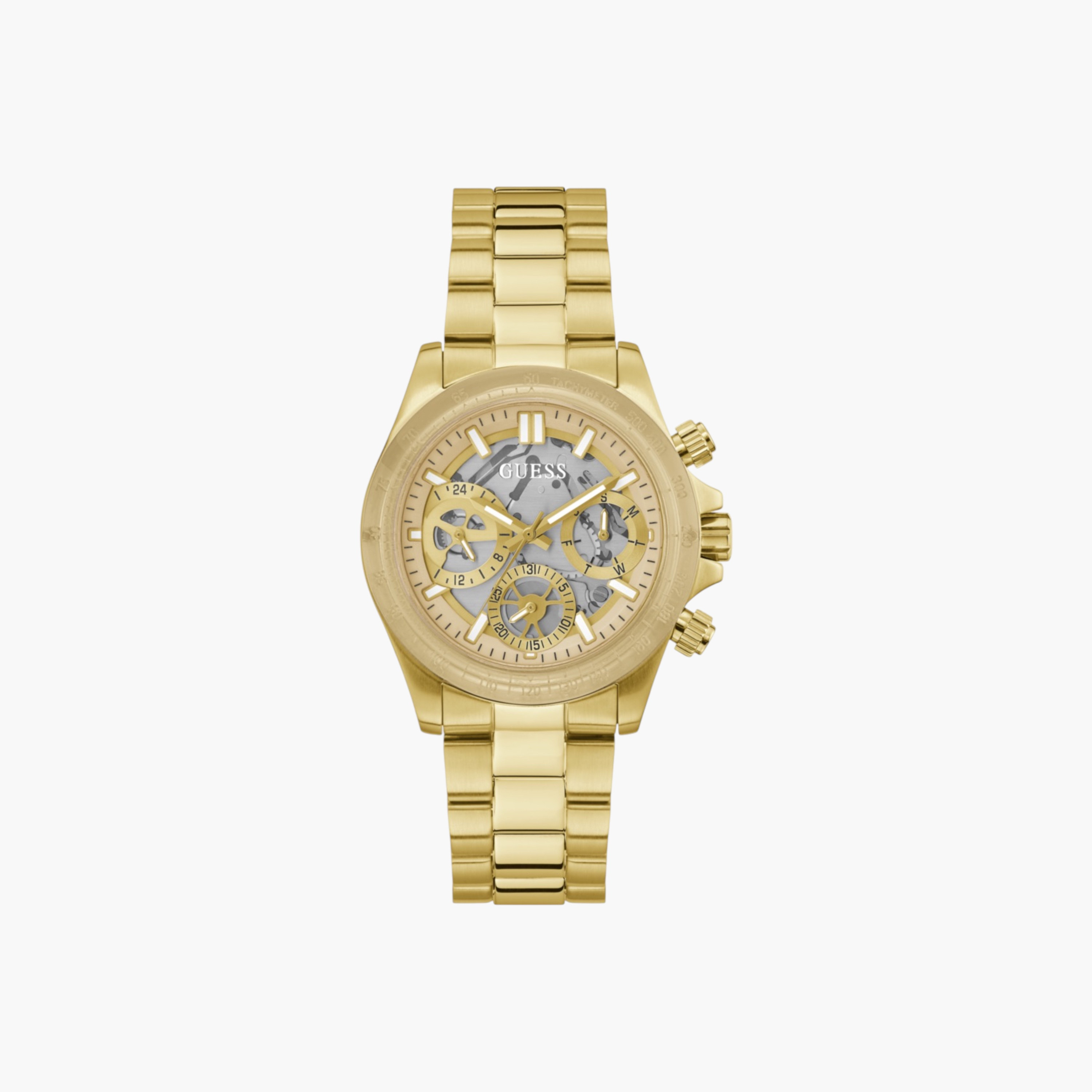 Guess Gold Tone Chronograph Watch-women-watchesandjewellery-watches-image-1