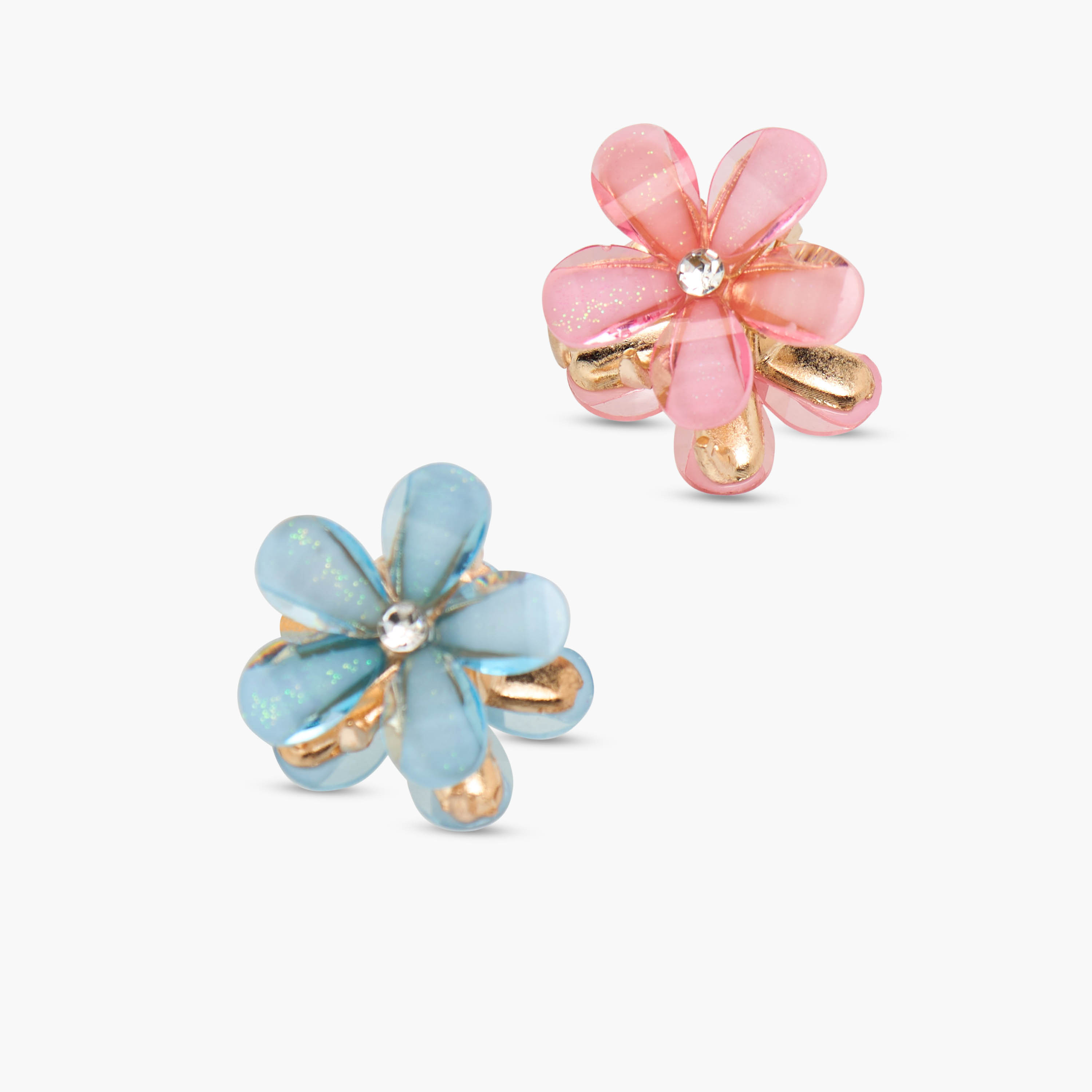 Pack of 2 Charmz Hair Clamp with Floral Detail-girls-accessories-hairaccessories-image-4