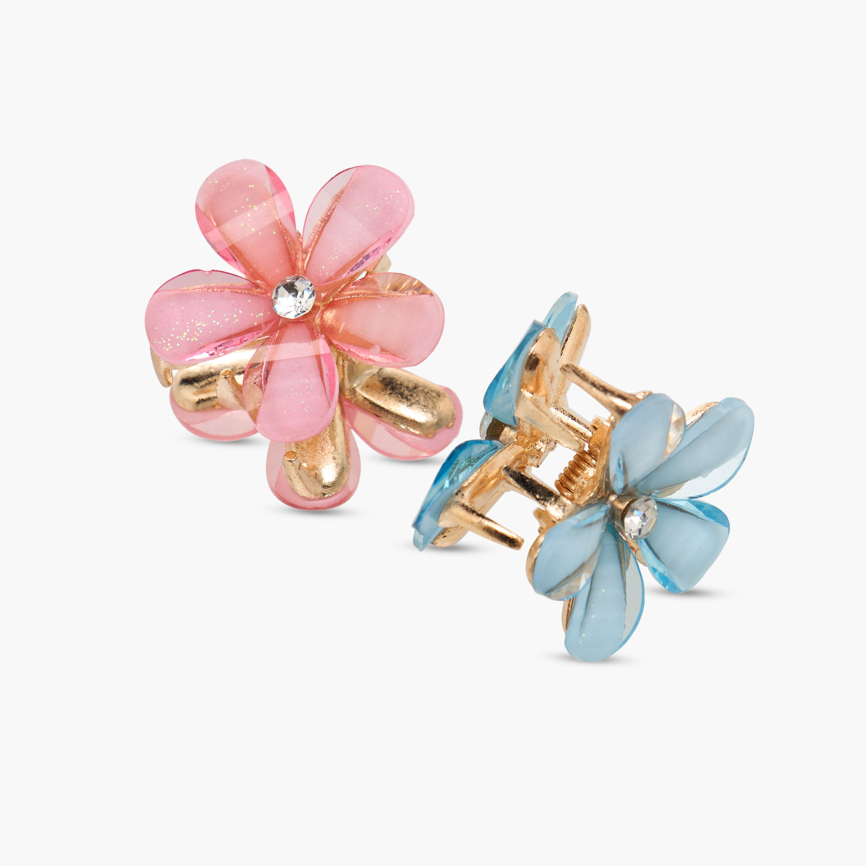 Pack of 2 Charmz Hair Clamp with Floral Detail-girls-accessories-hairaccessories-image-5