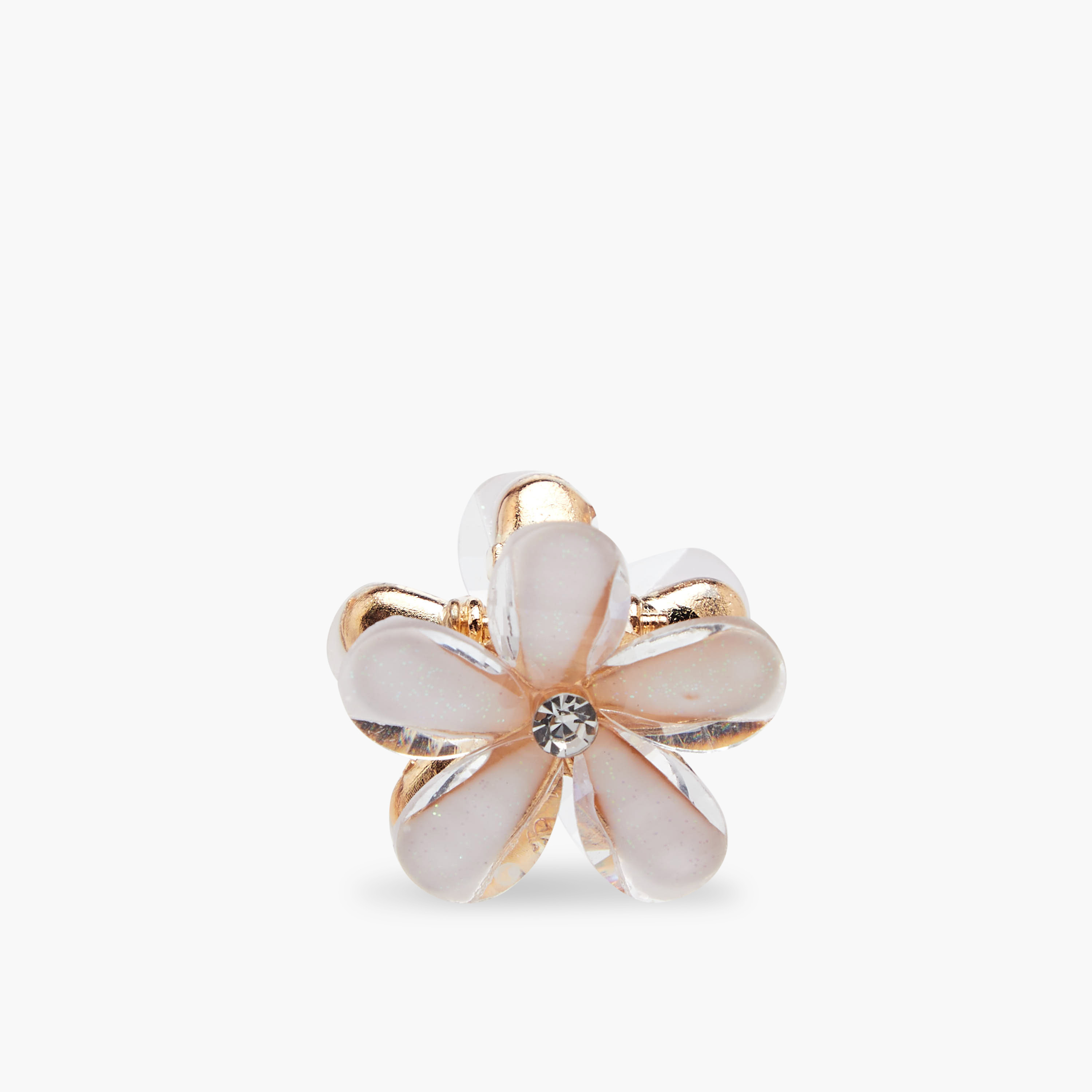 Pack of 2 Charmz Hair Clamp with Floral Design-girls-accessories-hairaccessories-image-3