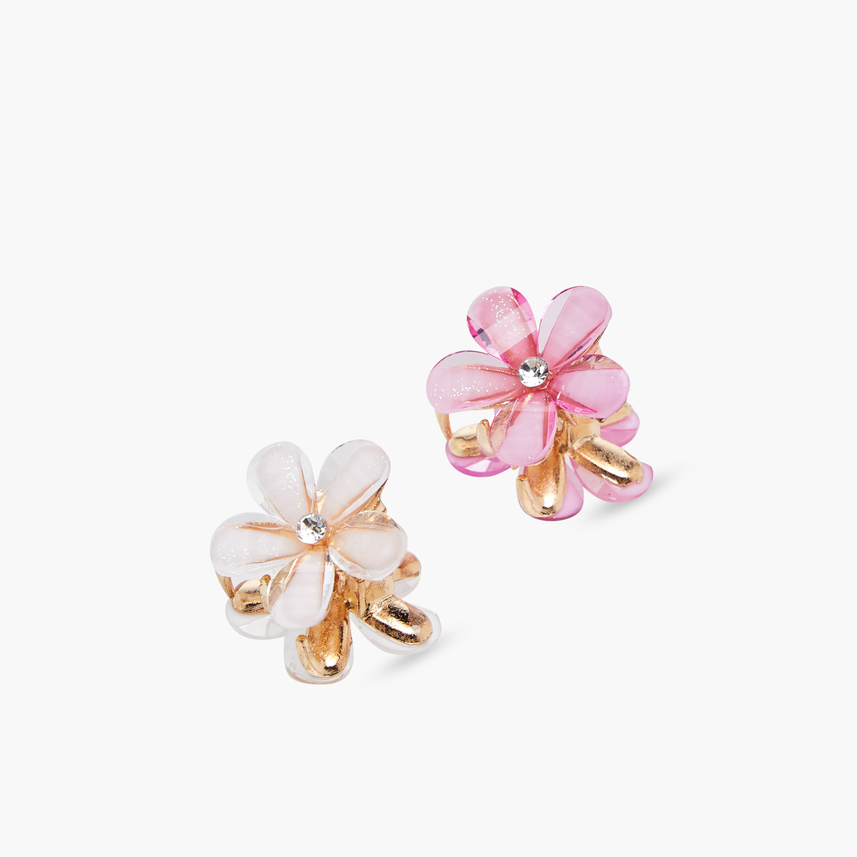 Pack of 2 Charmz Hair Clamp with Floral Design-girls-accessories-hairaccessories-image-4