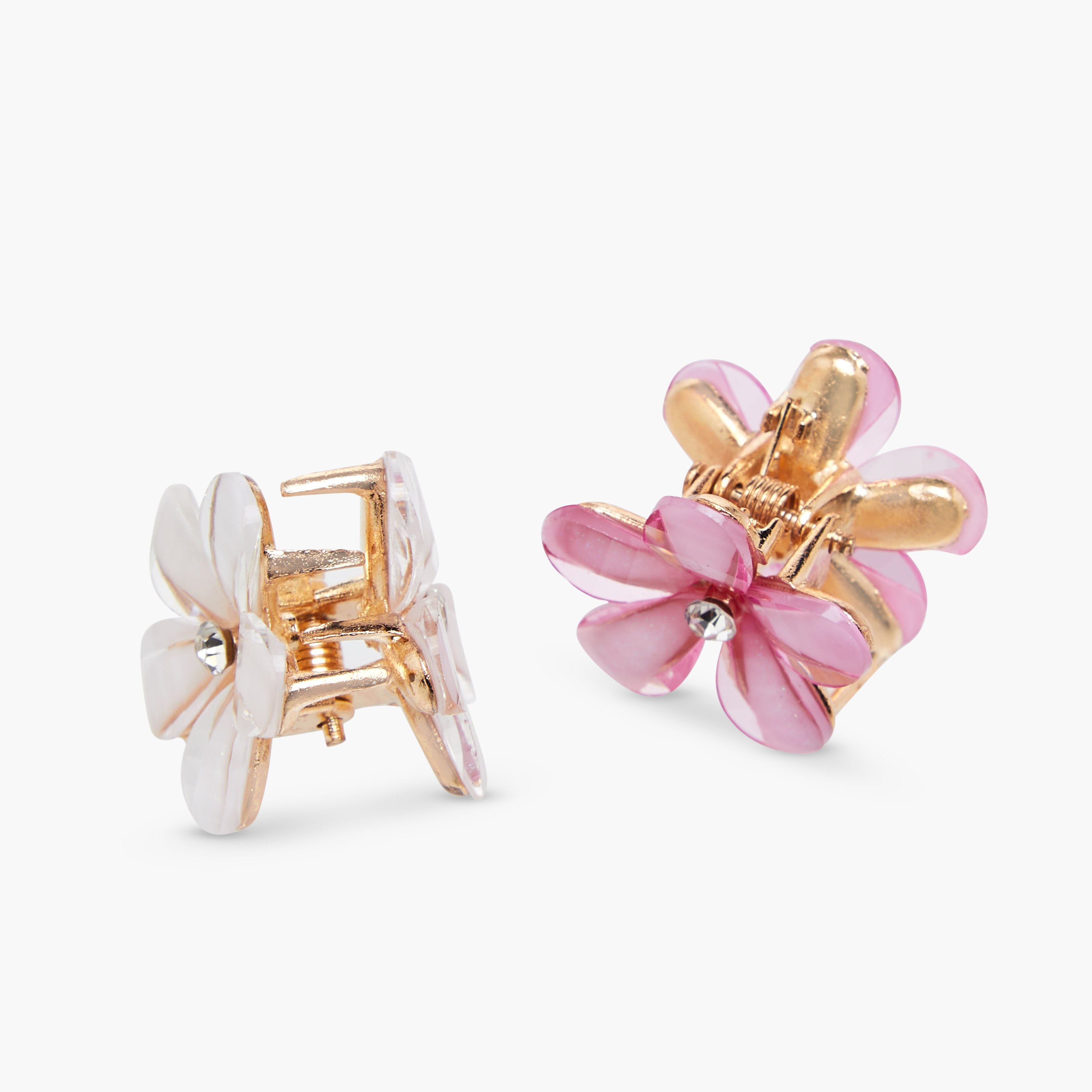 Pack of 2 Charmz Hair Clamp with Floral Design-girls-accessories-hairaccessories-image-5