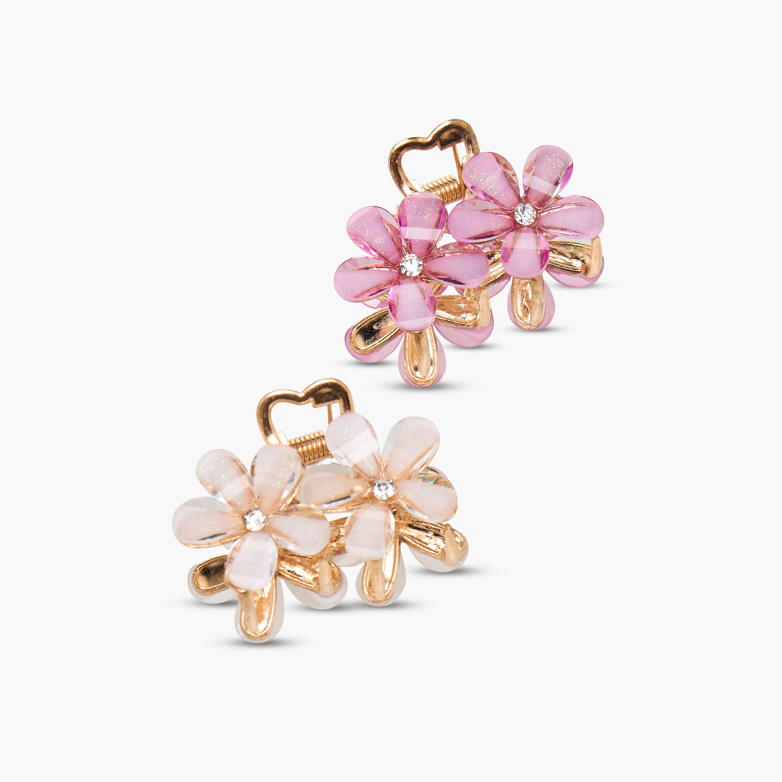 Pack of 2 Charmz Hair Clamp with Floral Detail-girls-accessories-hairaccessories-image-4