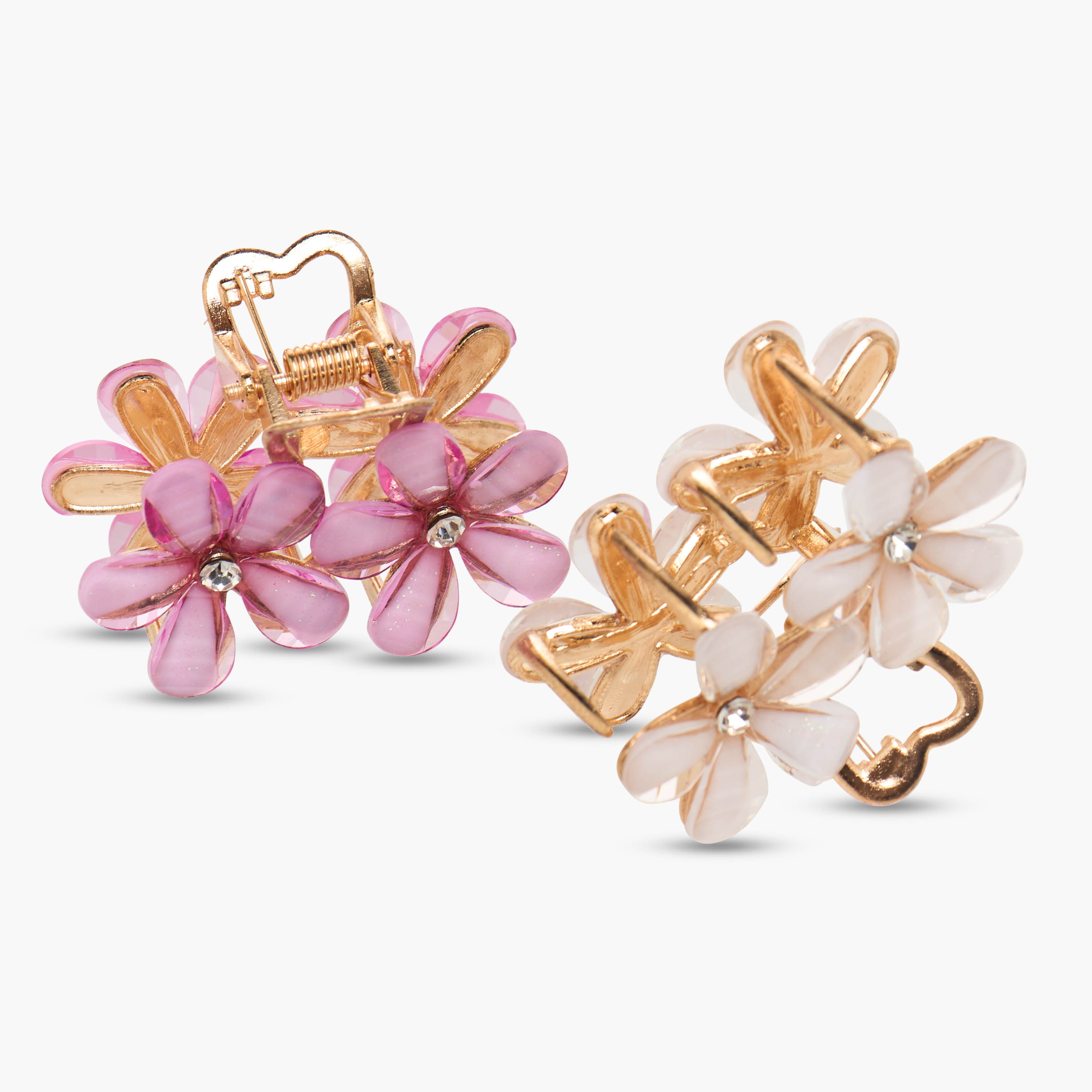 Pack of 2 Charmz Hair Clamp with Floral Detail-girls-accessories-hairaccessories-image-5