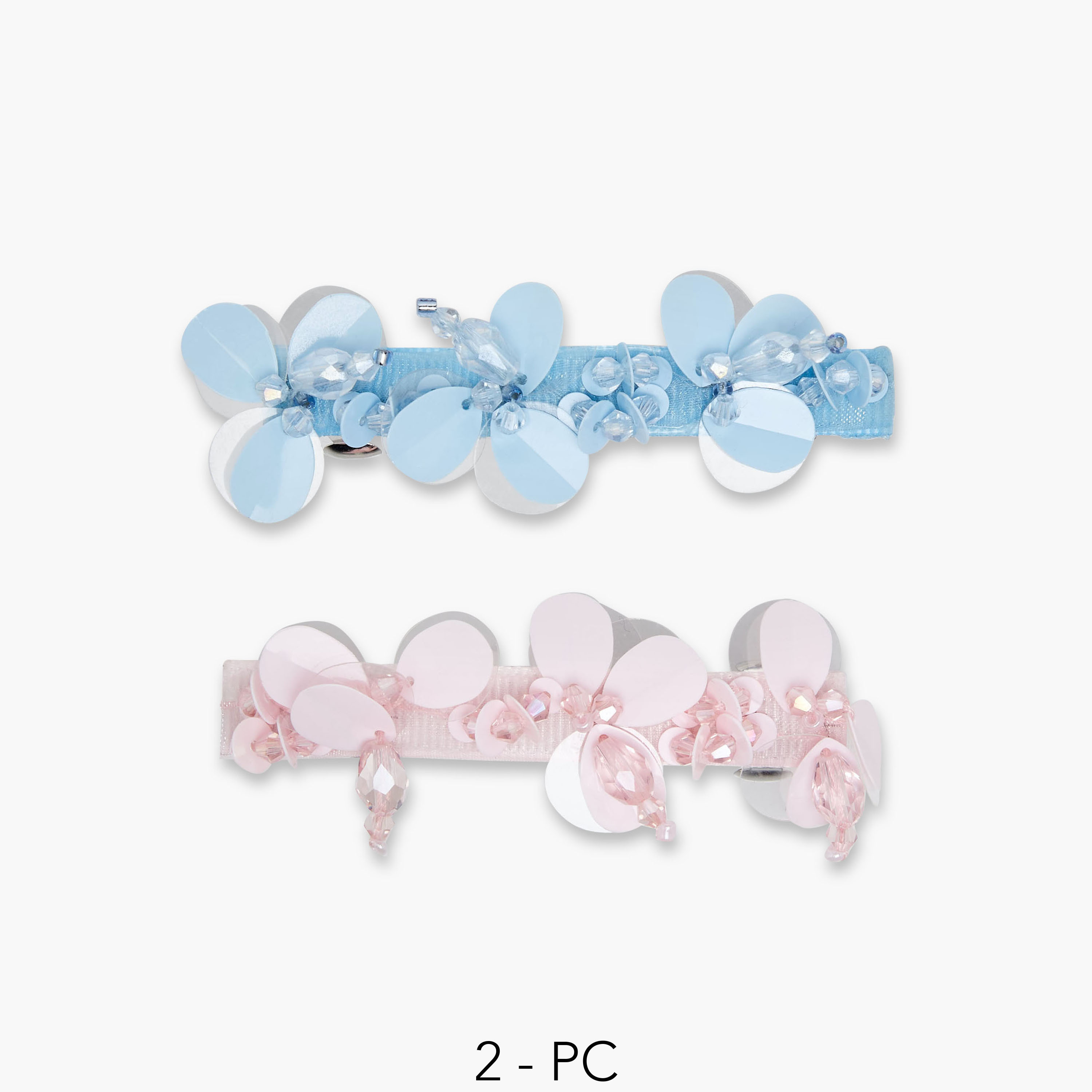 Pack of 2 Charmz Hair Clip with Floral Design-baby-girls-accessories-hairaccessories-image-1