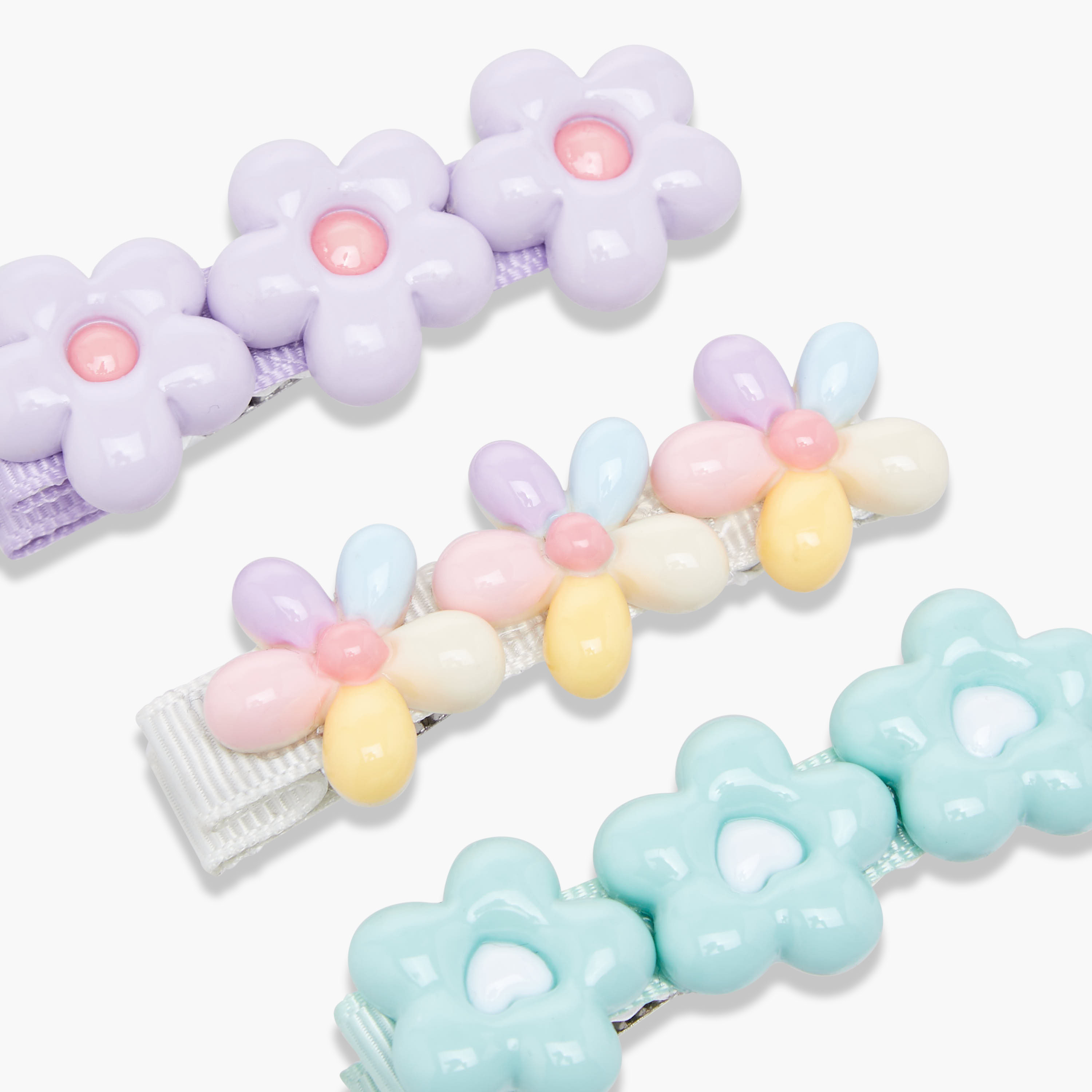 Pack of 3 Charmz Hair Clip with Floral Accent-baby-girls-accessories-hairaccessories-image-3