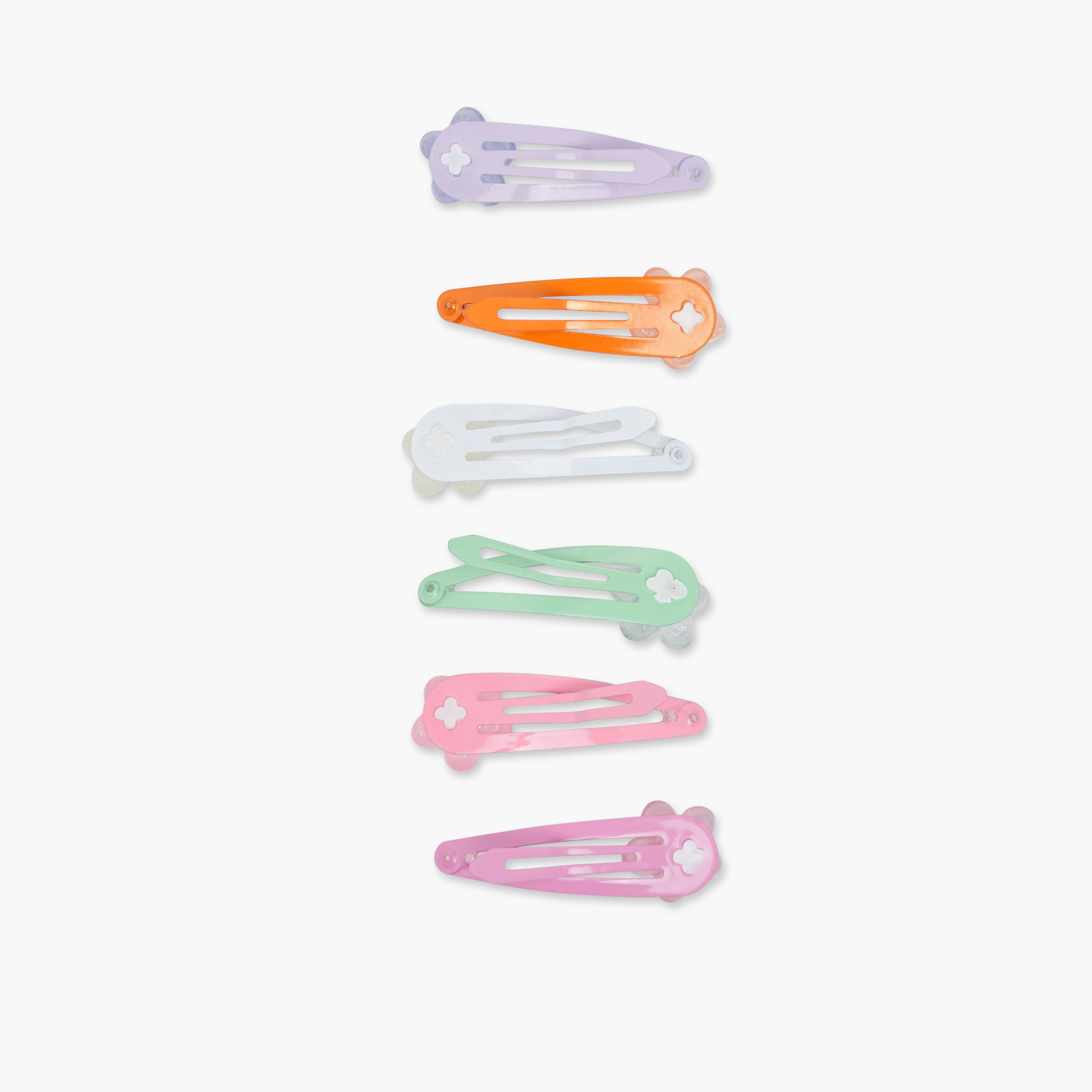 Pack of 6 Charmz Hair Clip with Floral Accent-baby-girls-accessories-hairaccessories-image-4