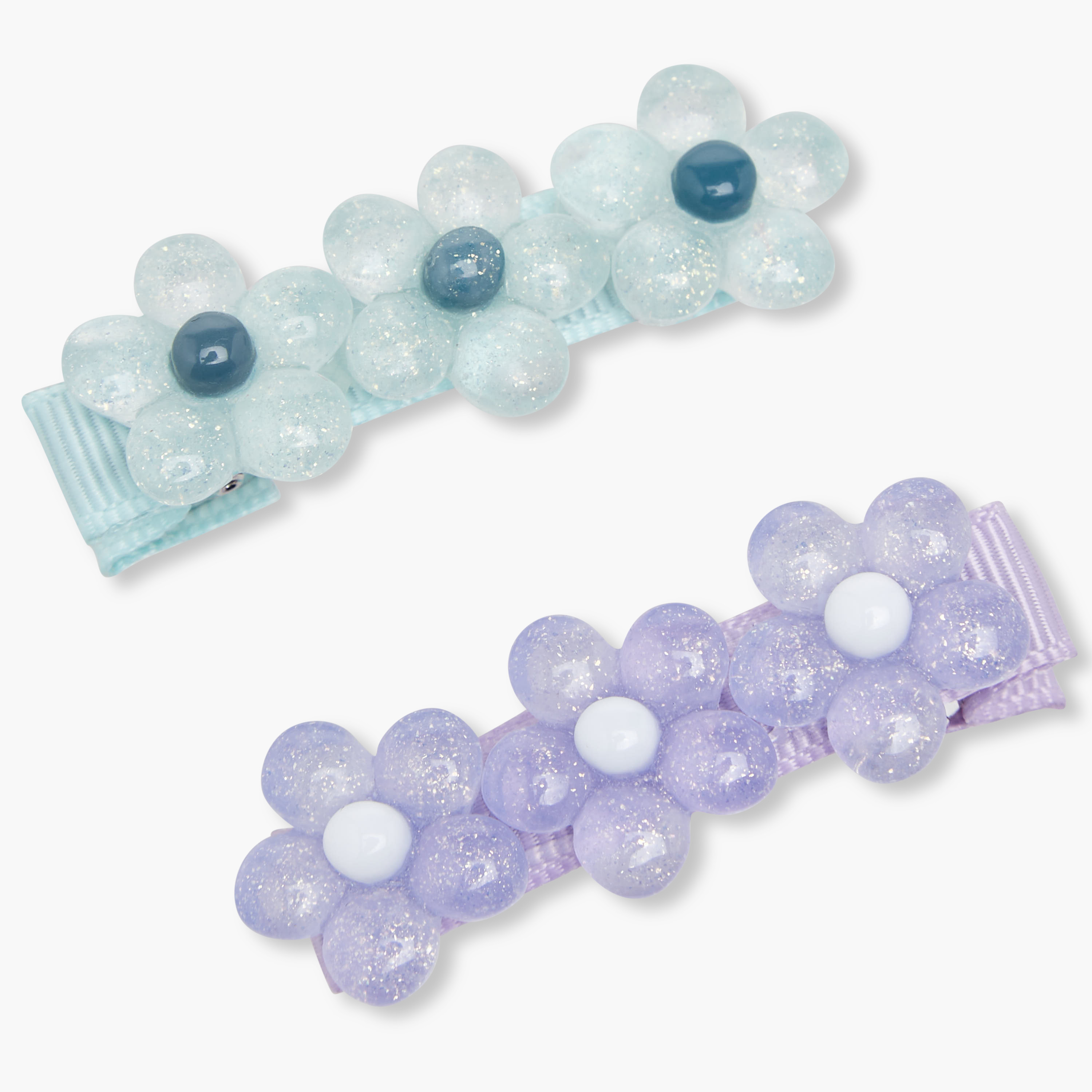 Pack of 2 Charmz Hair Clip with Floral Accent-baby-girls-accessories-hairaccessories-image-3