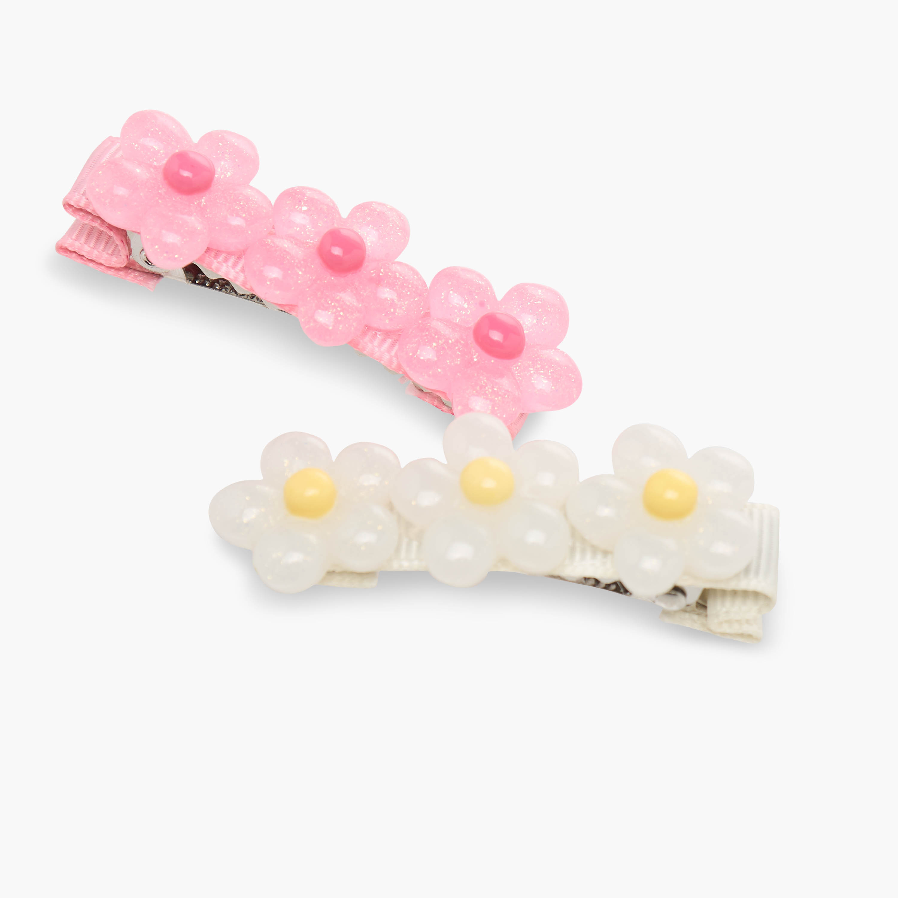 Pack of 2 Charmz Hair Clip with Floral Detail-baby-girls-accessories-hairaccessories-image-4