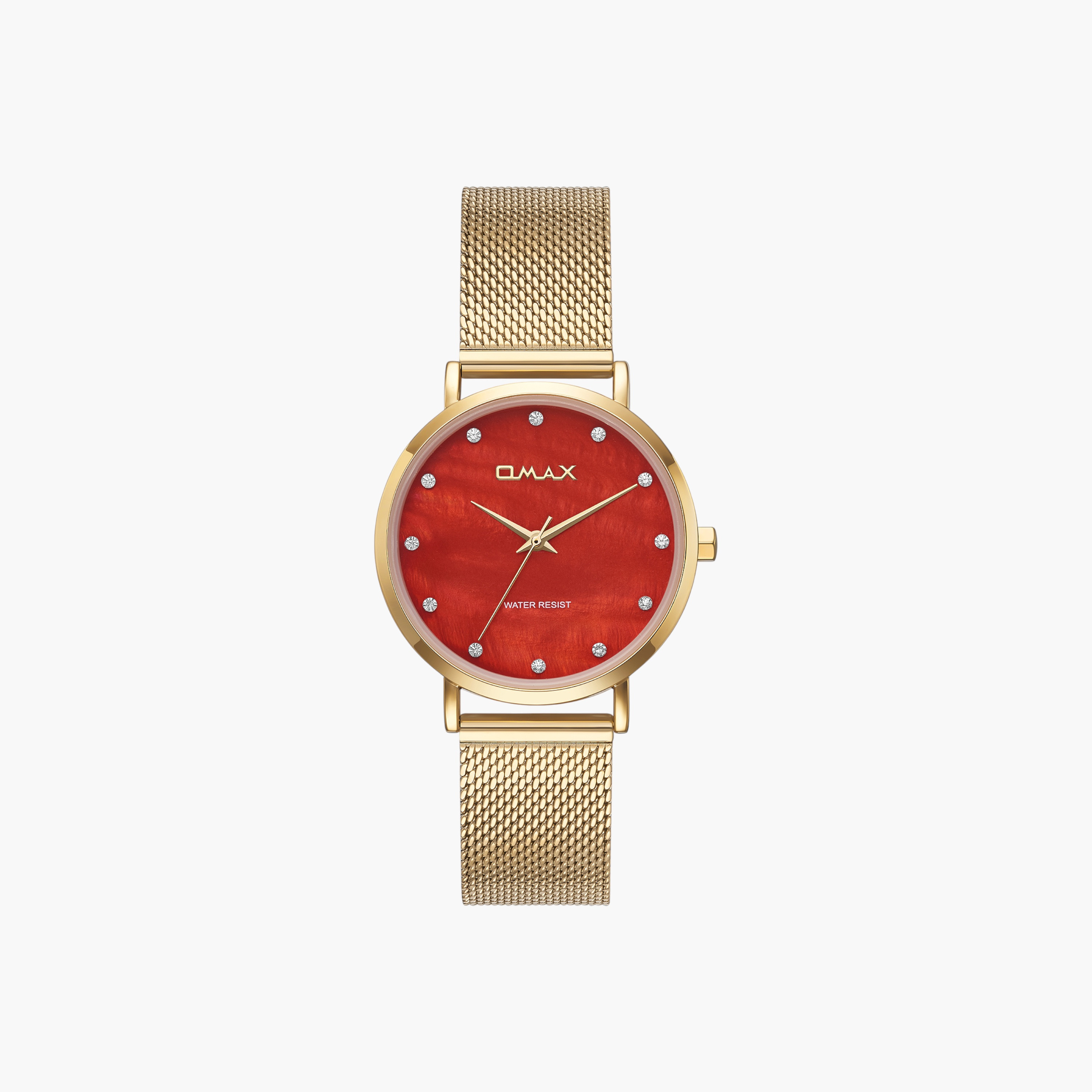 OMAX Gold Mesh Strap Women's Watch-women-watchesandjewellery-watches-image-1