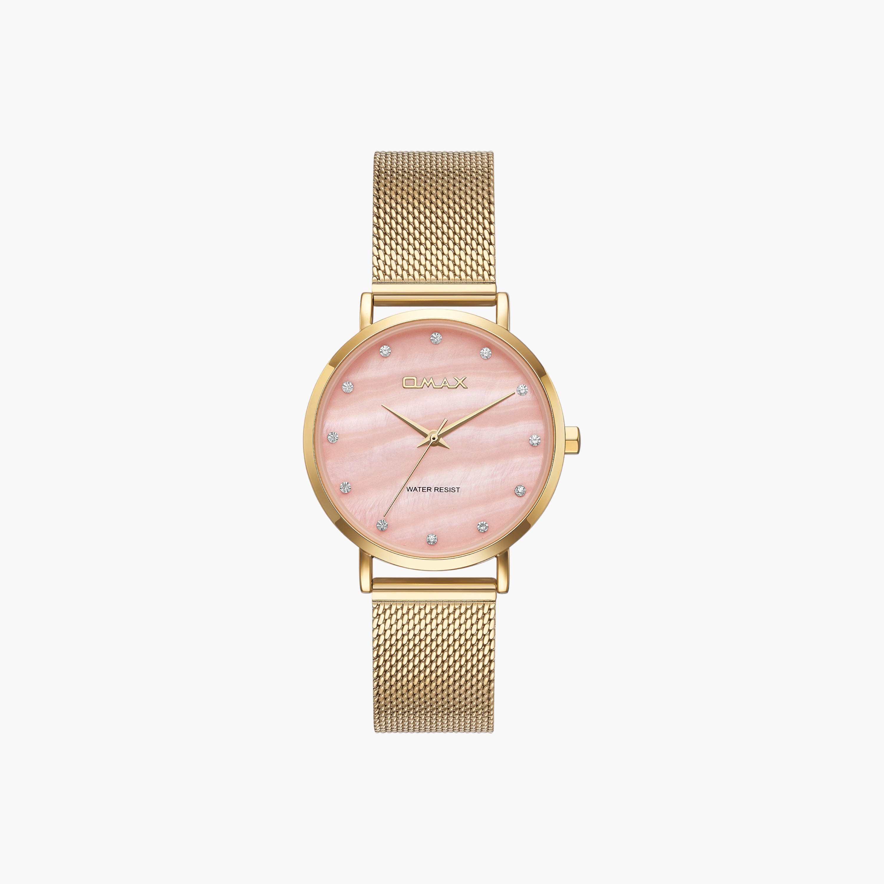 OMAX Gold Mesh Strap Women's Watch-women-watchesandjewellery-watches-image-1