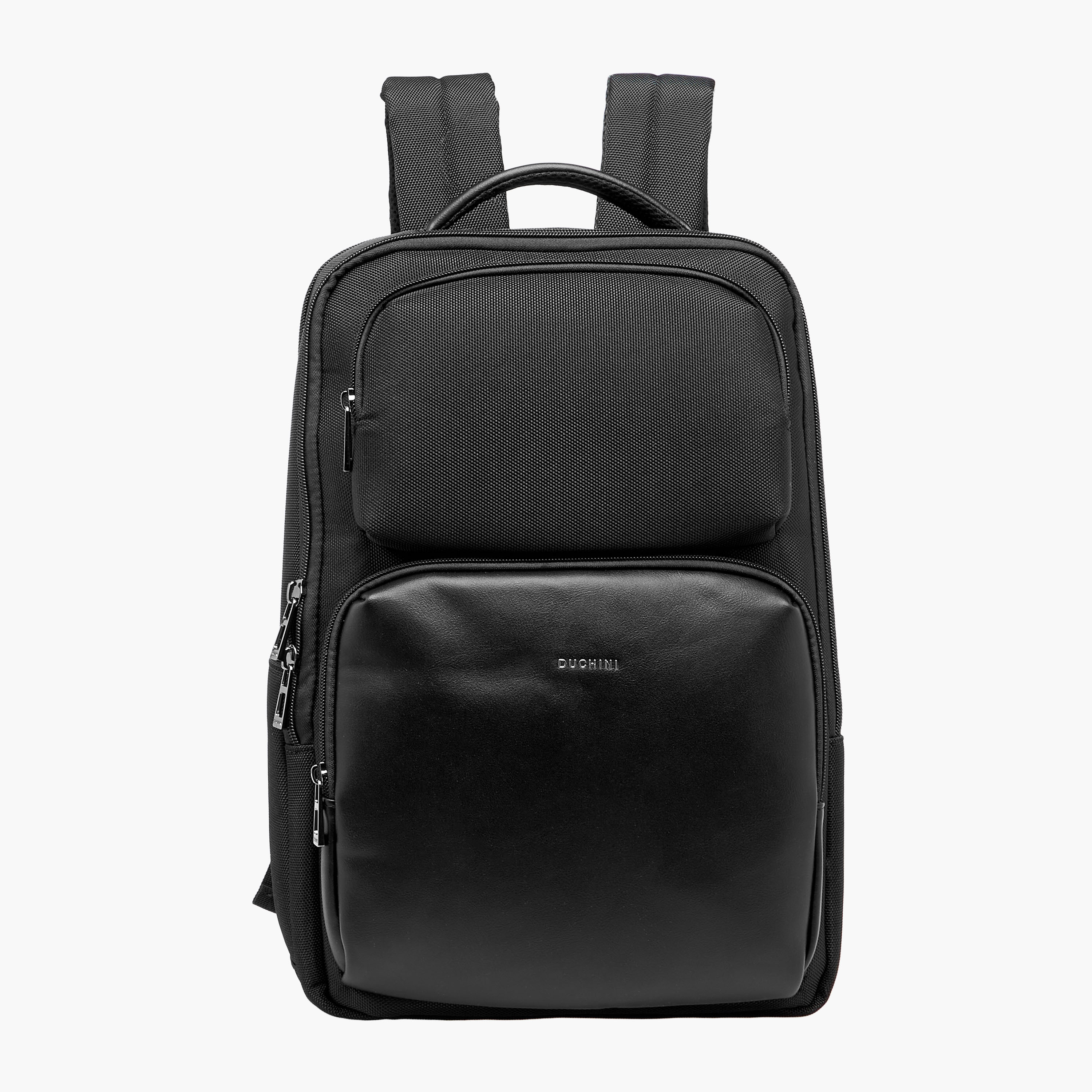 Duchini Men Textured Backpack-travel-luggagesandbags-backpacks-image-1