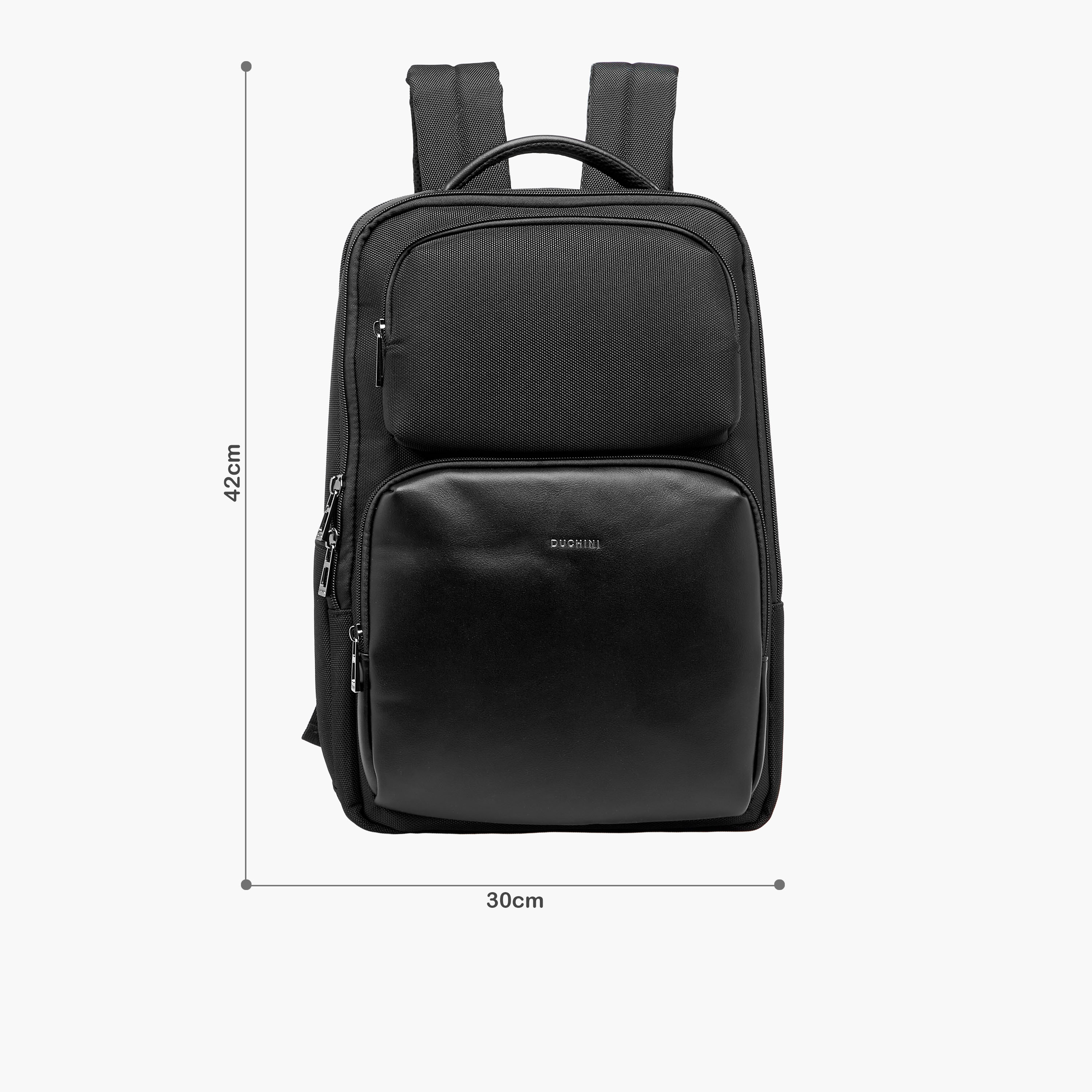 Duchini Men Textured Backpack-travel-luggagesandbags-backpacks-image-2