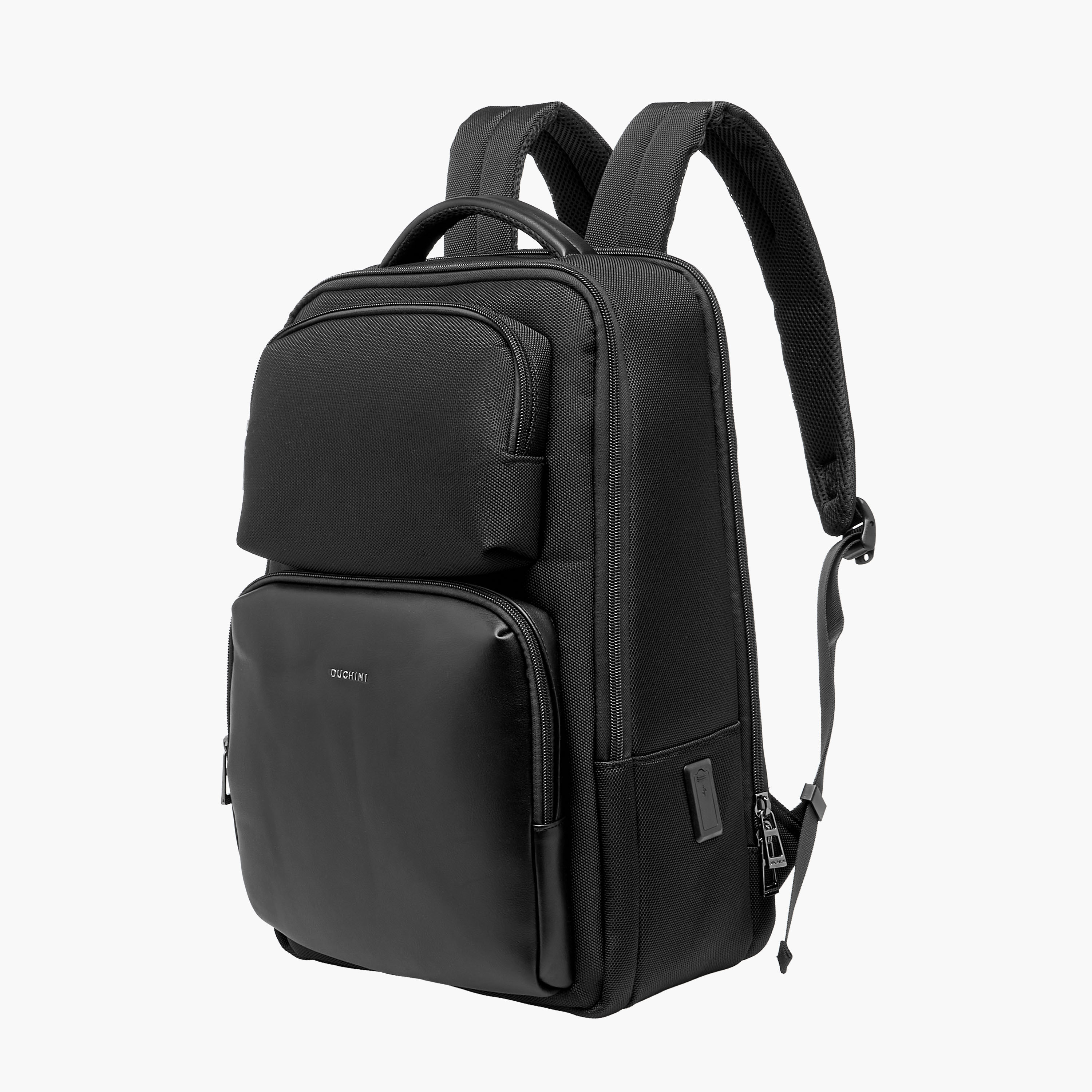 Duchini Men Textured Backpack-travel-luggagesandbags-backpacks-image-3