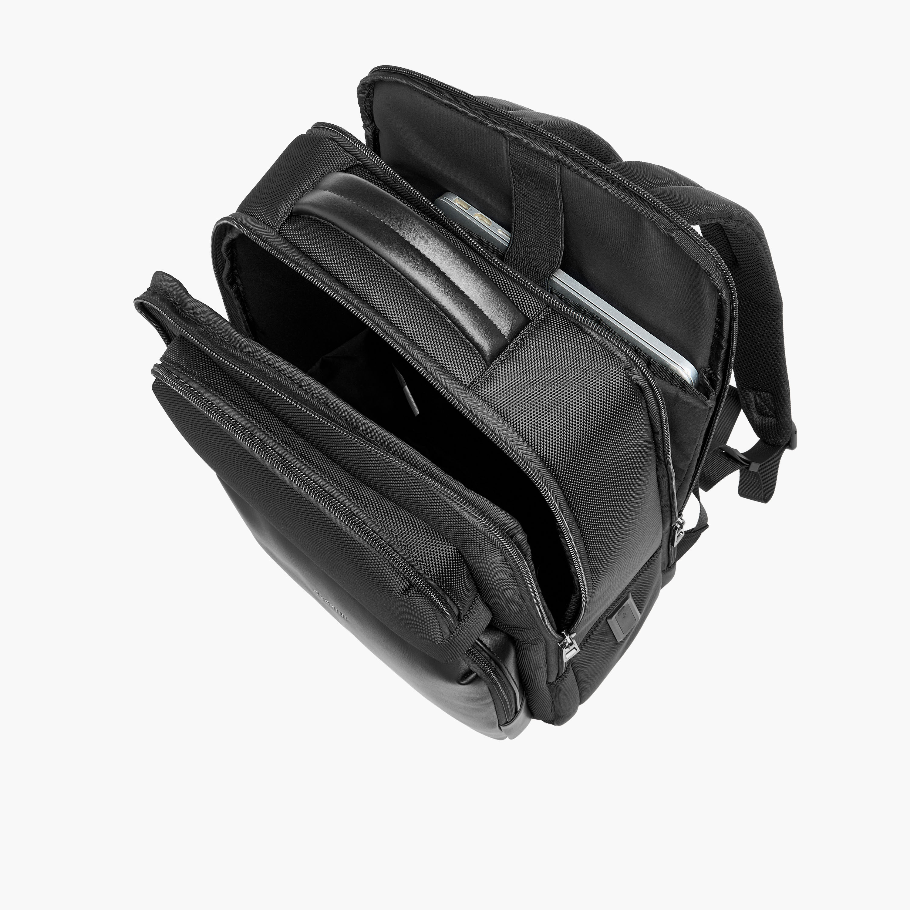 Duchini Men Textured Backpack-travel-luggagesandbags-backpacks-image-8