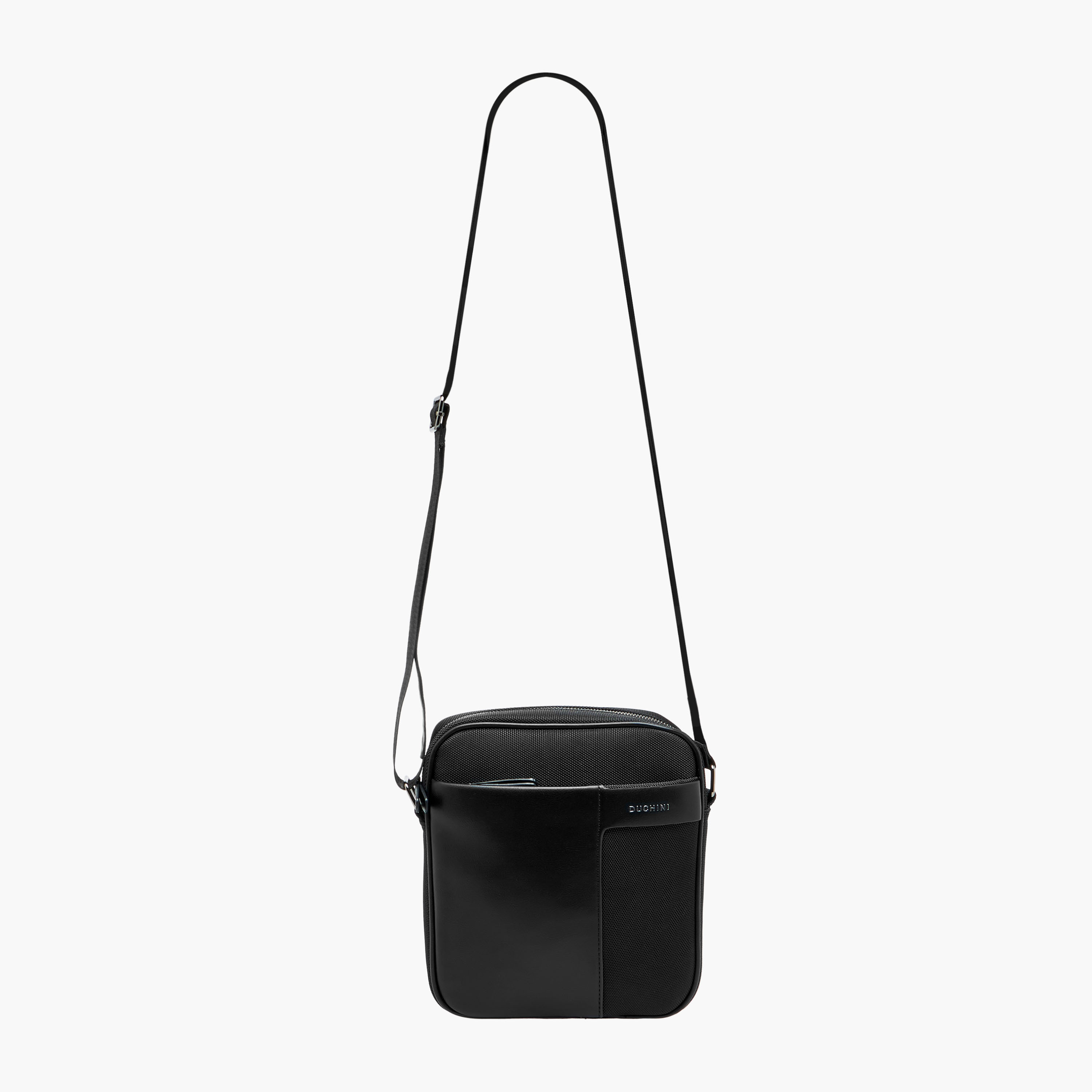 Duchini Men Textured Crossbody Bag-men-bags-image-3