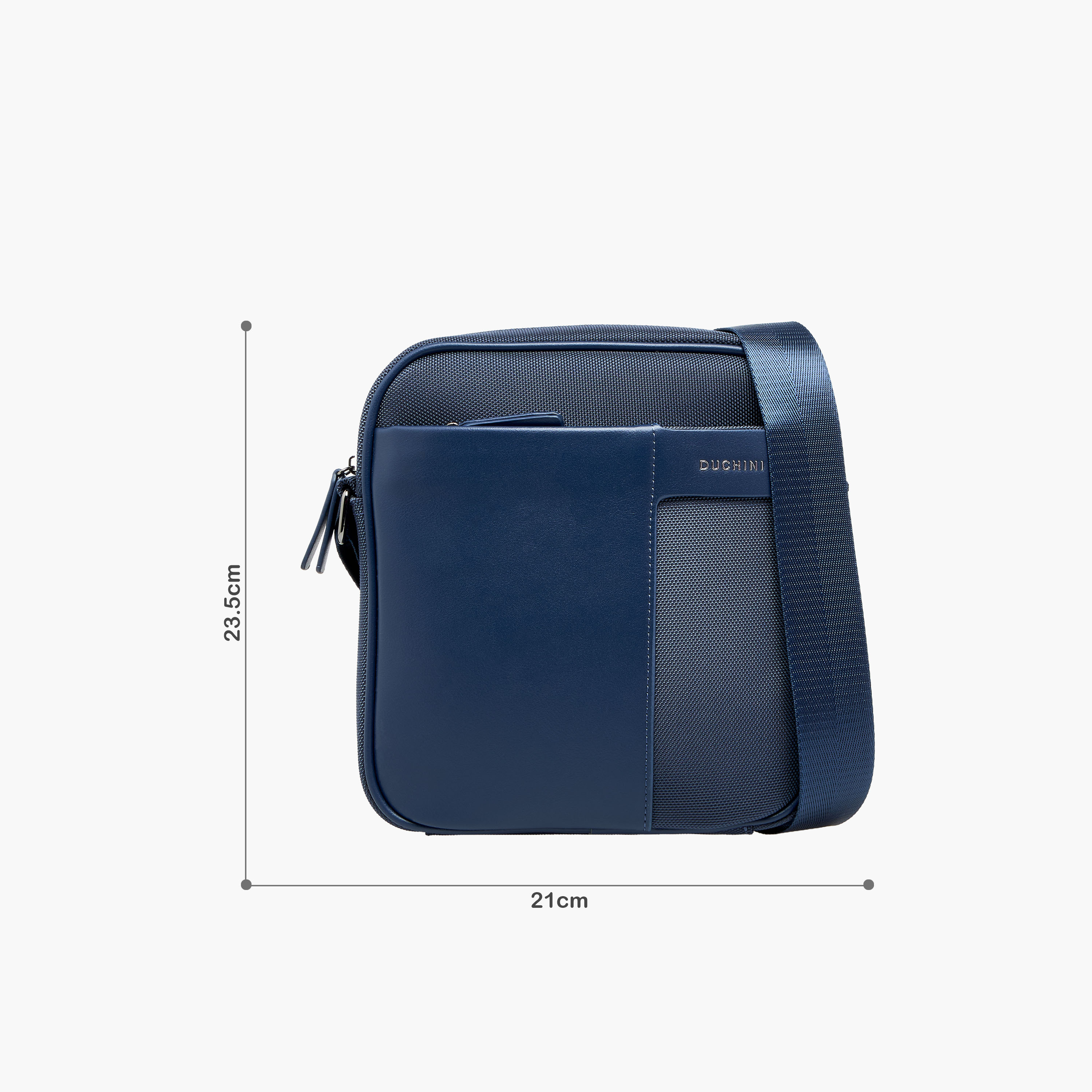 Duchini Men Textured Crossbody Bag-men-bags-image-2