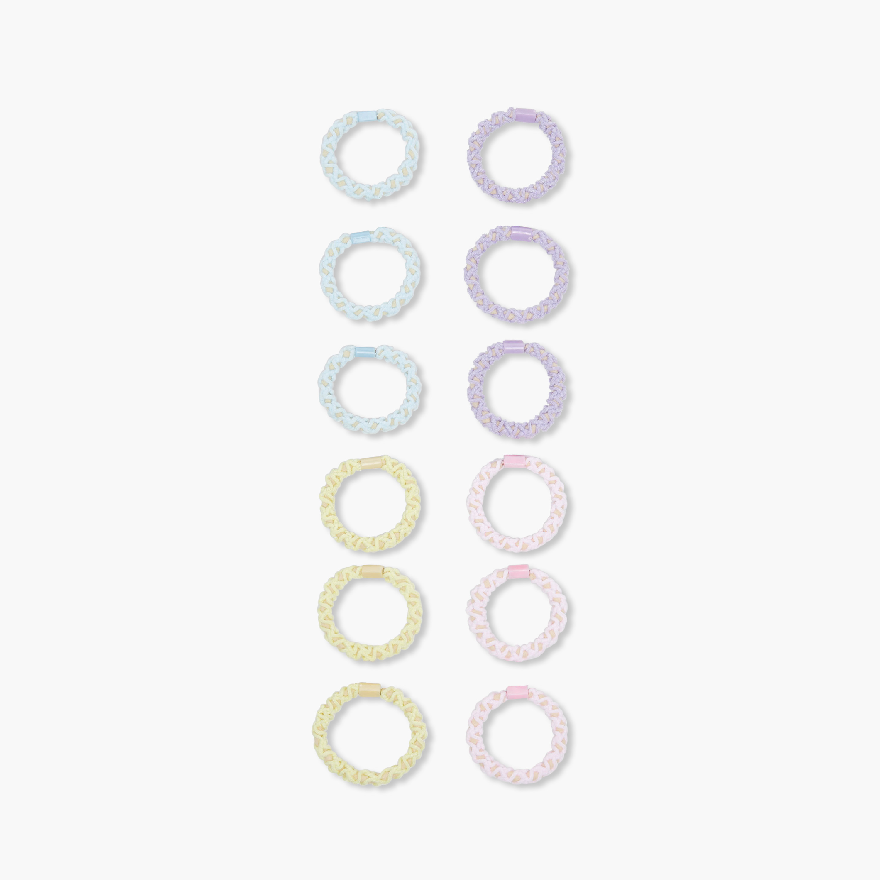Pack of 12 Charmz Hair Scrunchie with Bead Accent-girls-accessories-hairaccessories-image-3