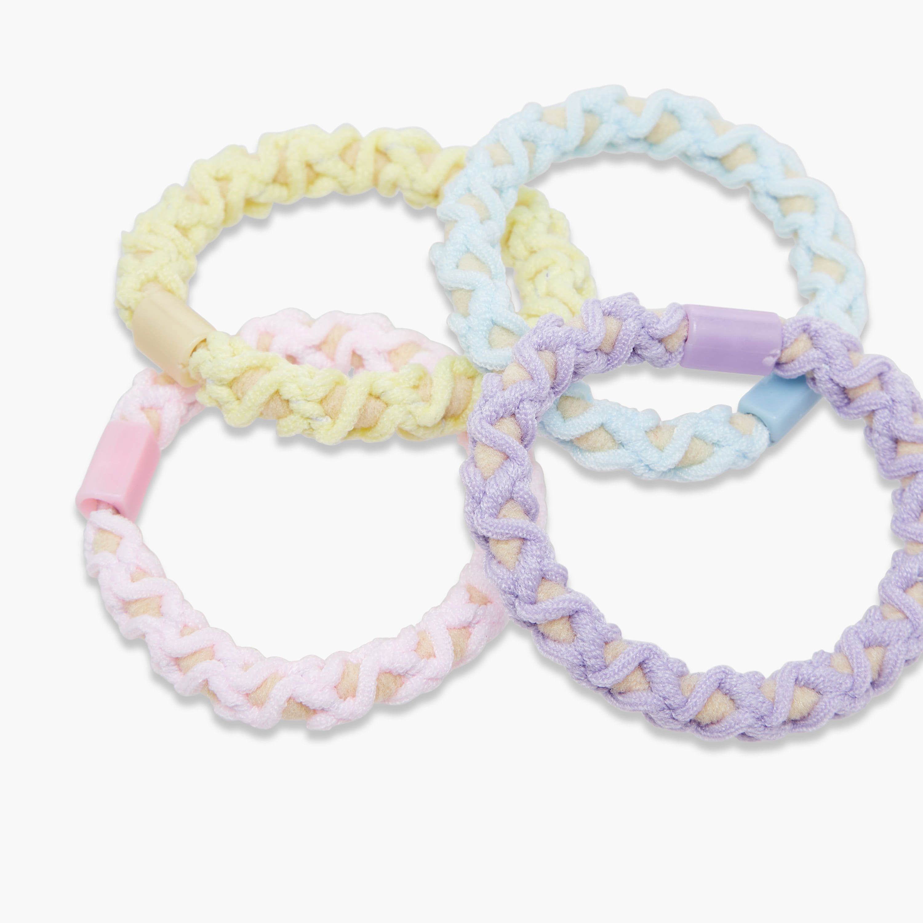 Pack of 12 Charmz Hair Scrunchie with Bead Accent-girls-accessories-hairaccessories-image-4