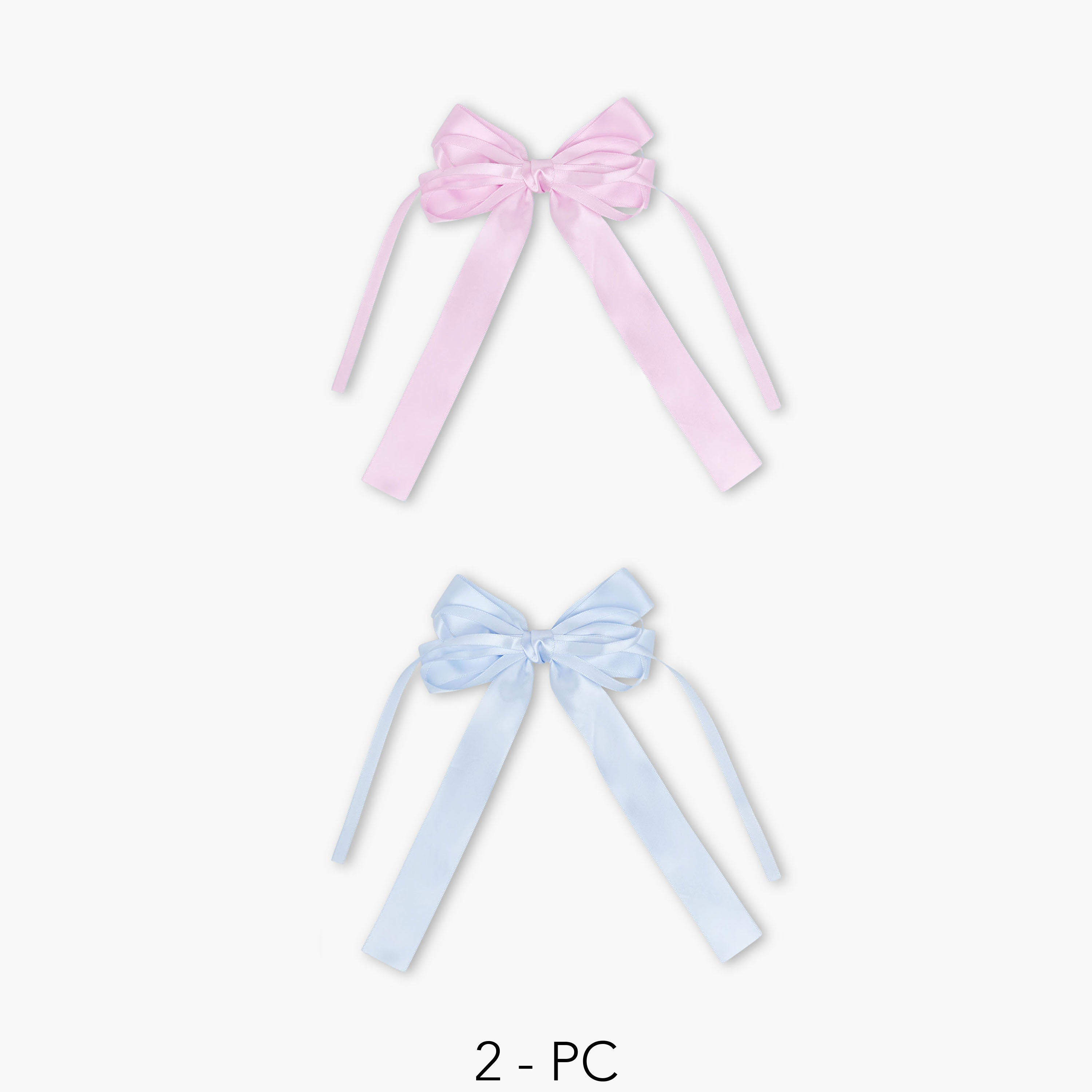 Pack of 2 Charmz Hair Clip with Bow Accent-girls-accessories-hairaccessories-image-1