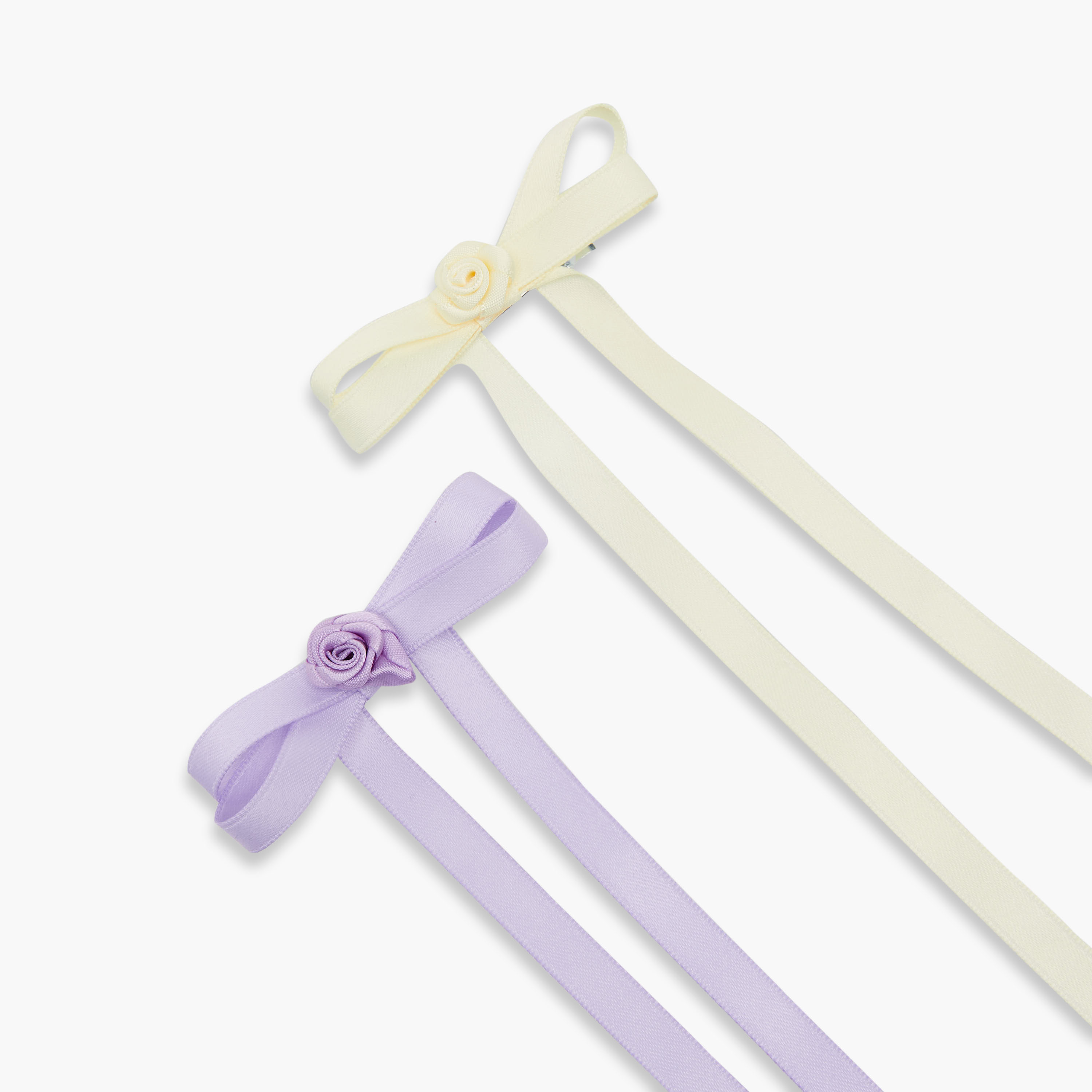 Pack of 2 Charmz Hair Clip with Floral Bow Detail-girls-accessories-hairaccessories-image-5