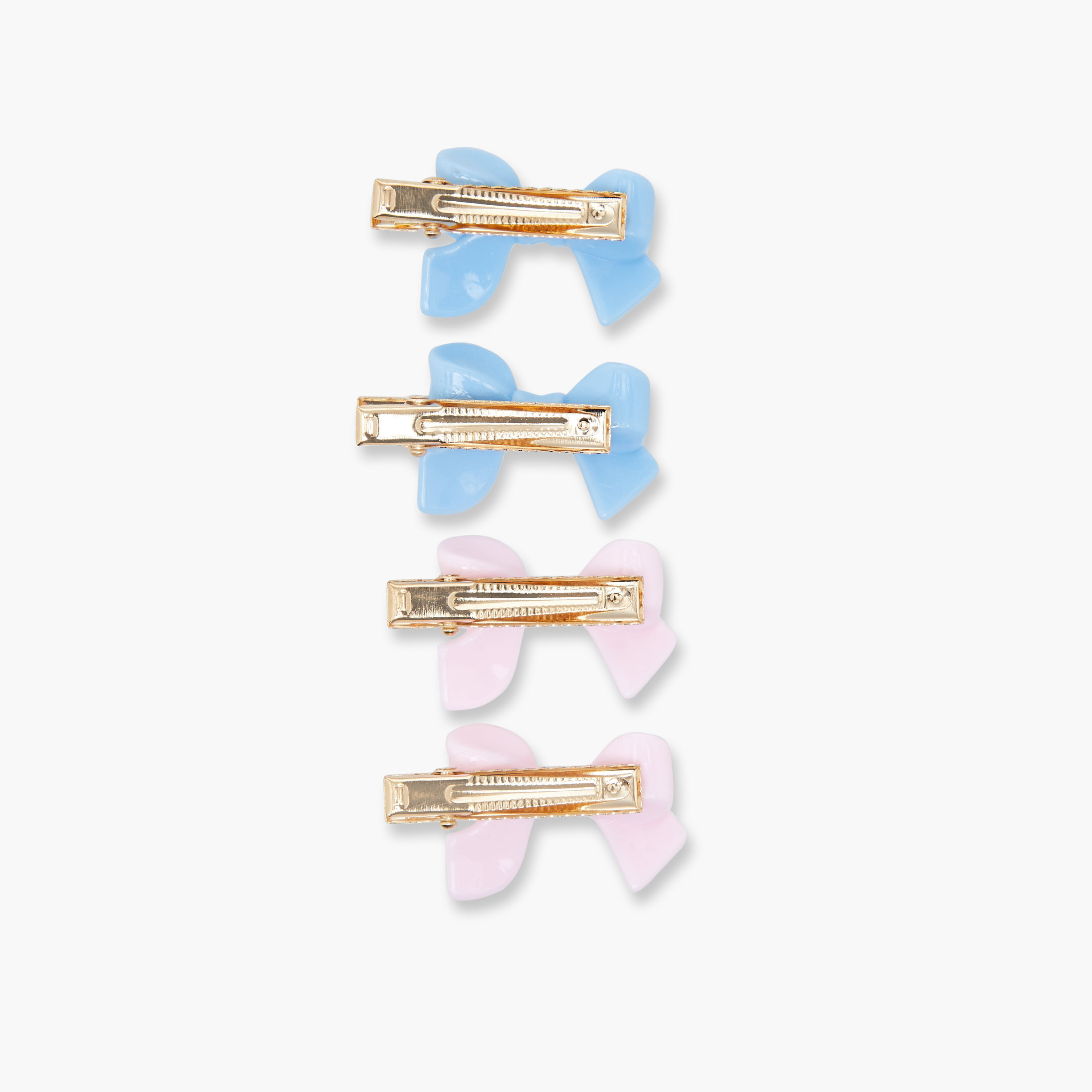 Pack of 4 Charmz Hair Clip with Bow Accent-girls-accessories-hairaccessories-image-4