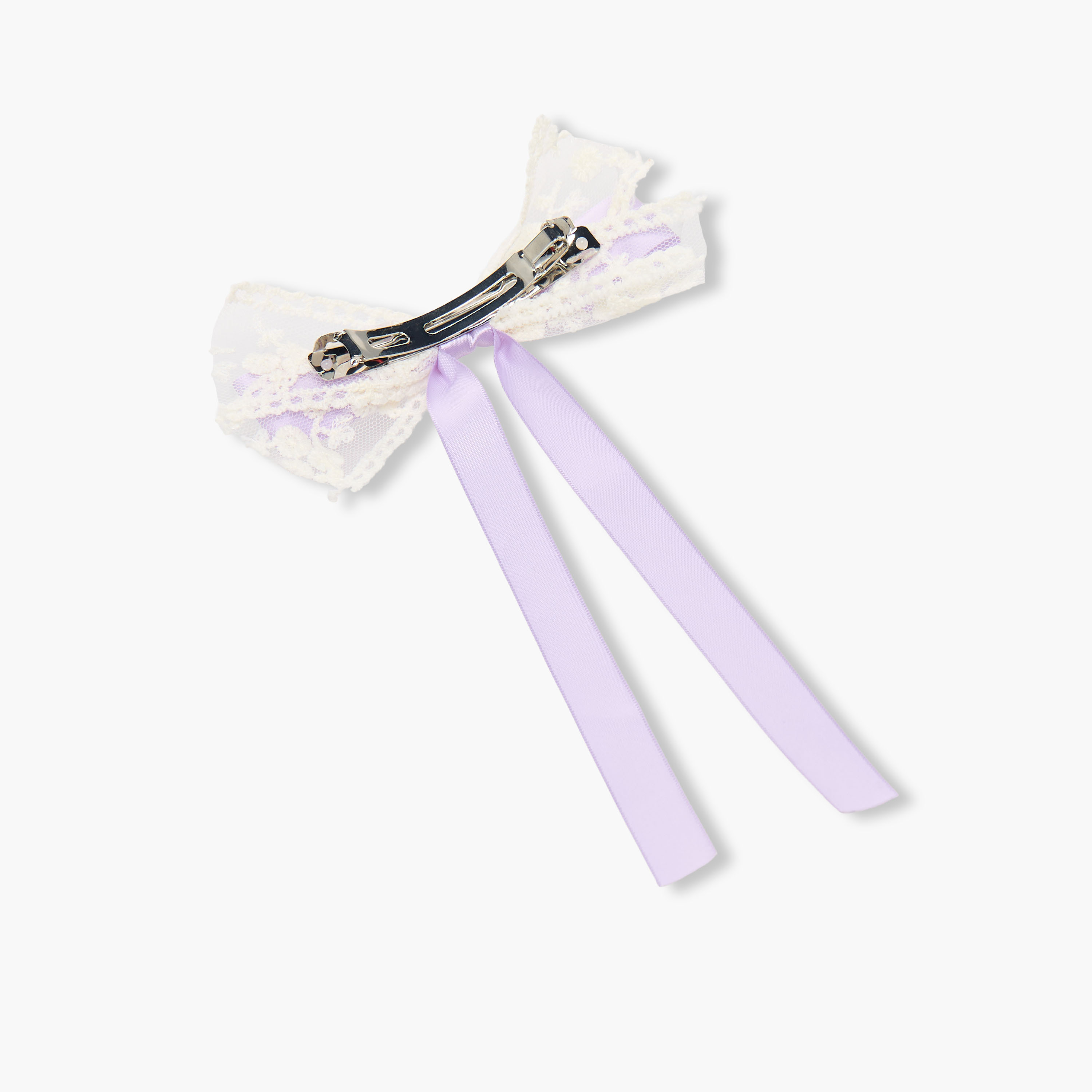 Pack of 3 Charmz Hair Clip with Lace Detail-girls-accessories-hairaccessories-image-5