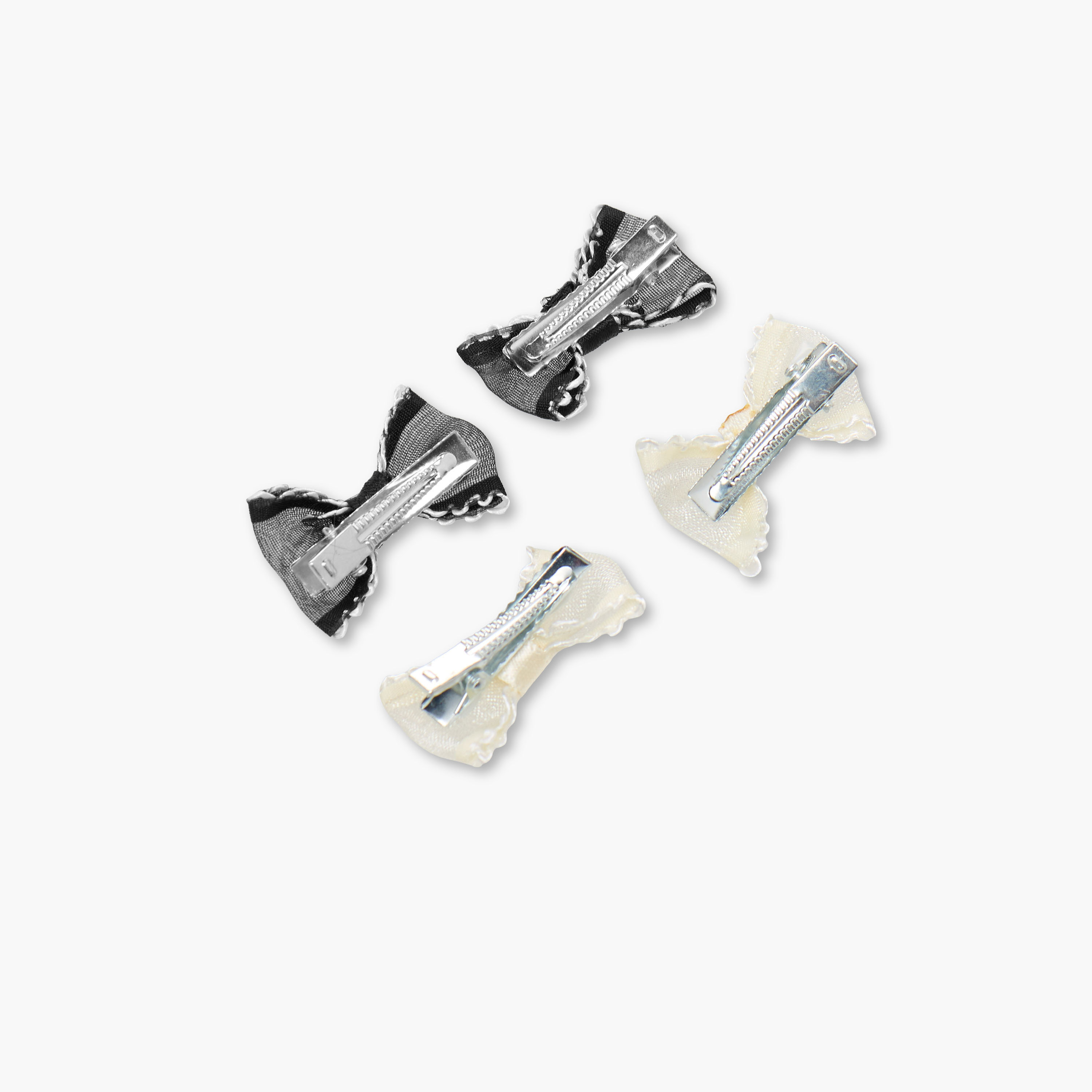 Pack of 4 Charmz Hair Clip with Bow Accent-baby-girls-accessories-hairaccessories-image-3