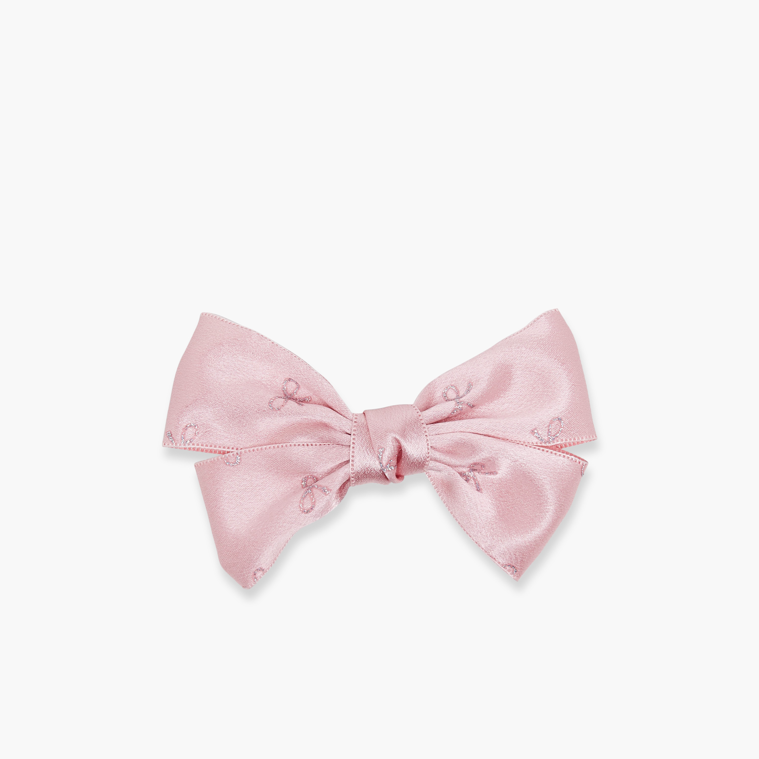 Charmz Hair Clip with Bow Glitter Print-girls-accessories-hairaccessories-image-1