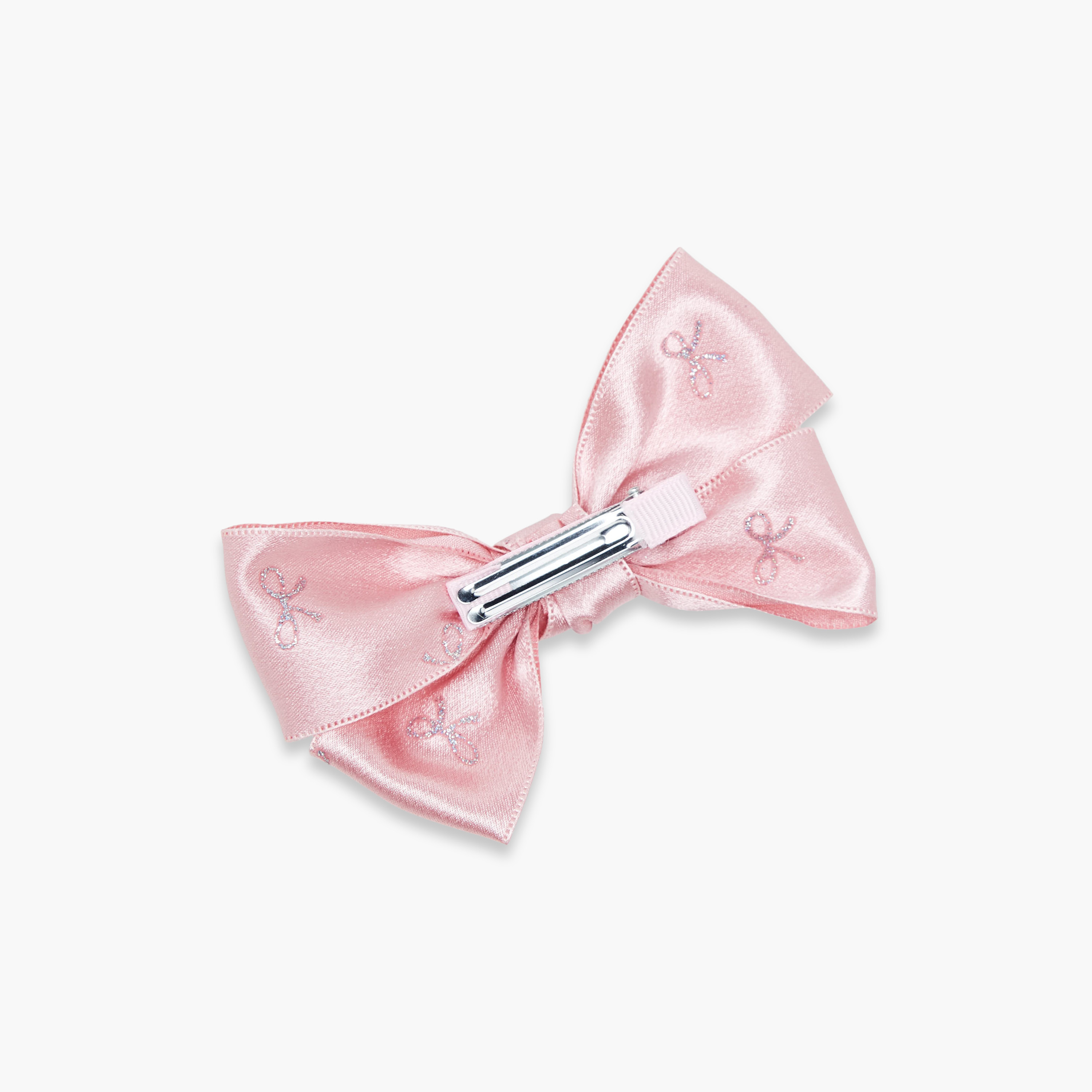 Charmz Hair Clip with Bow Glitter Print-girls-accessories-hairaccessories-image-3