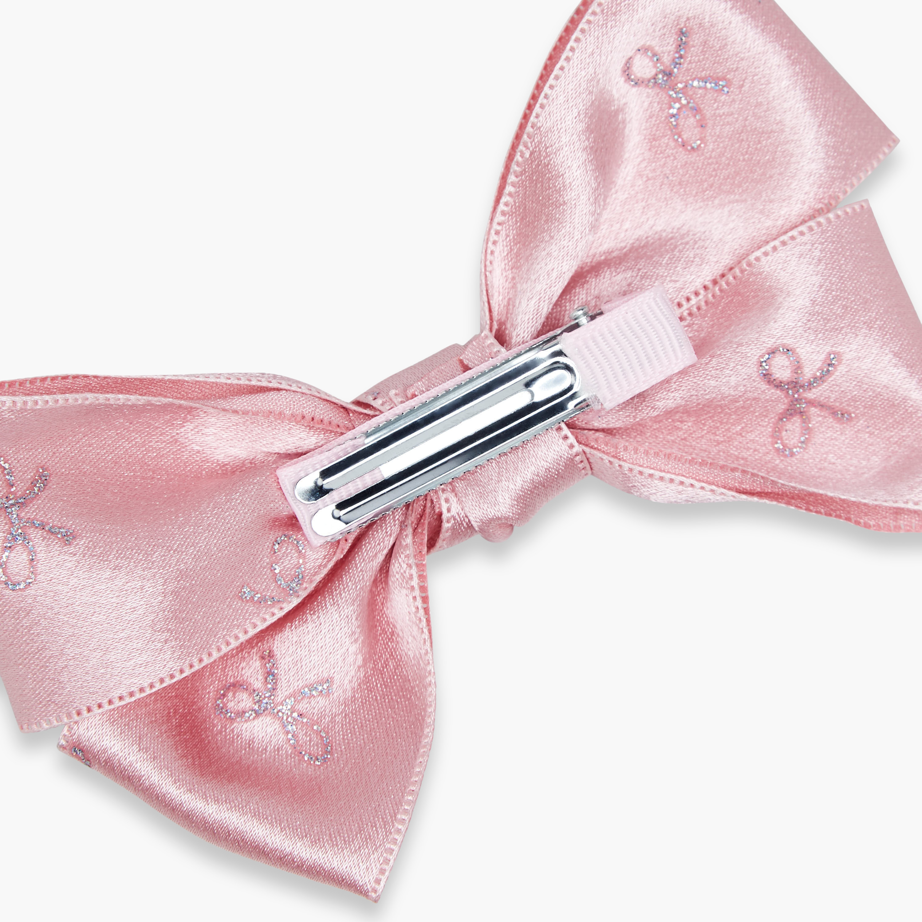 Charmz Hair Clip with Bow Glitter Print-girls-accessories-hairaccessories-image-4