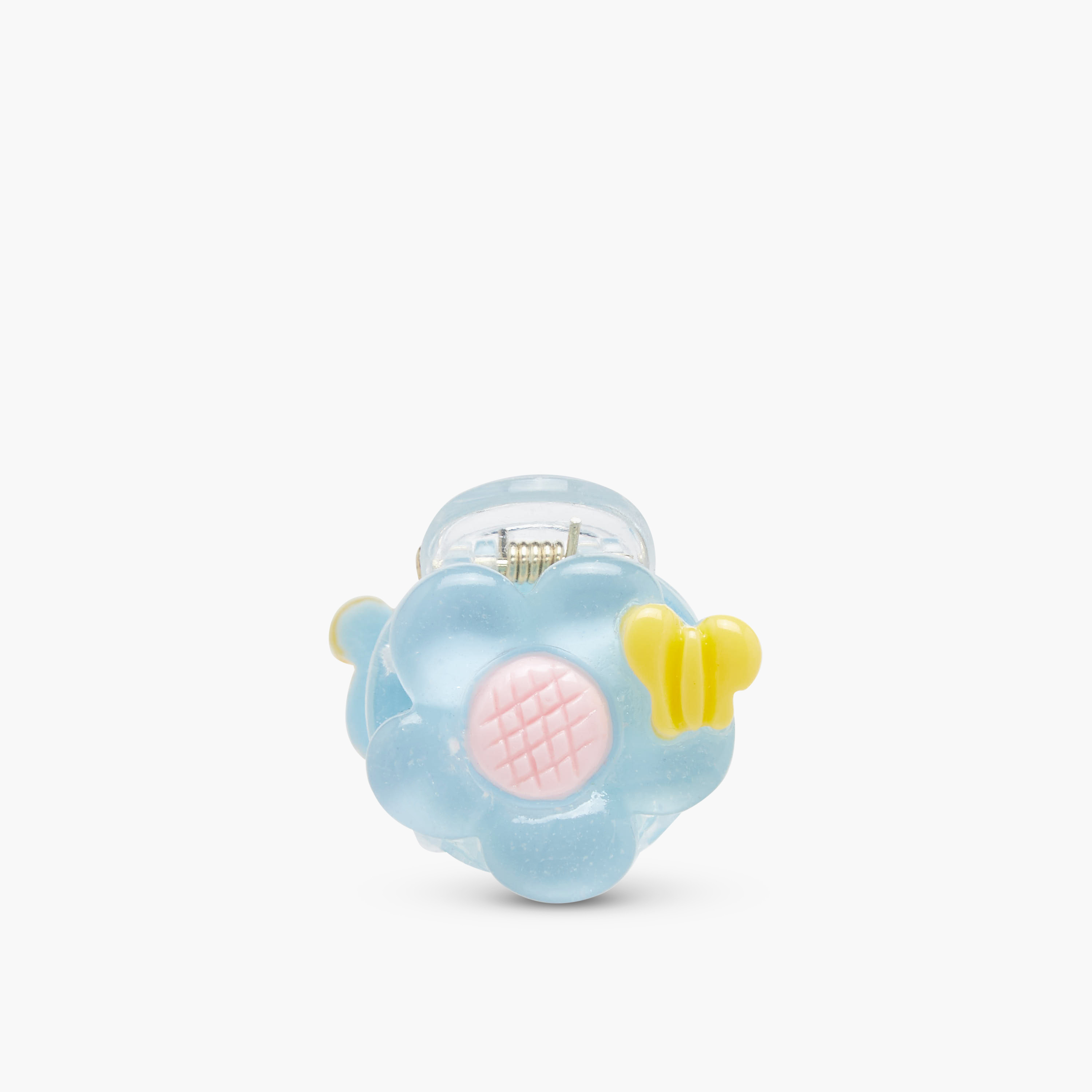 Pack of 4 Charmz Hair Clamp with Floral Design-baby-girls-accessories-hairaccessories-image-2