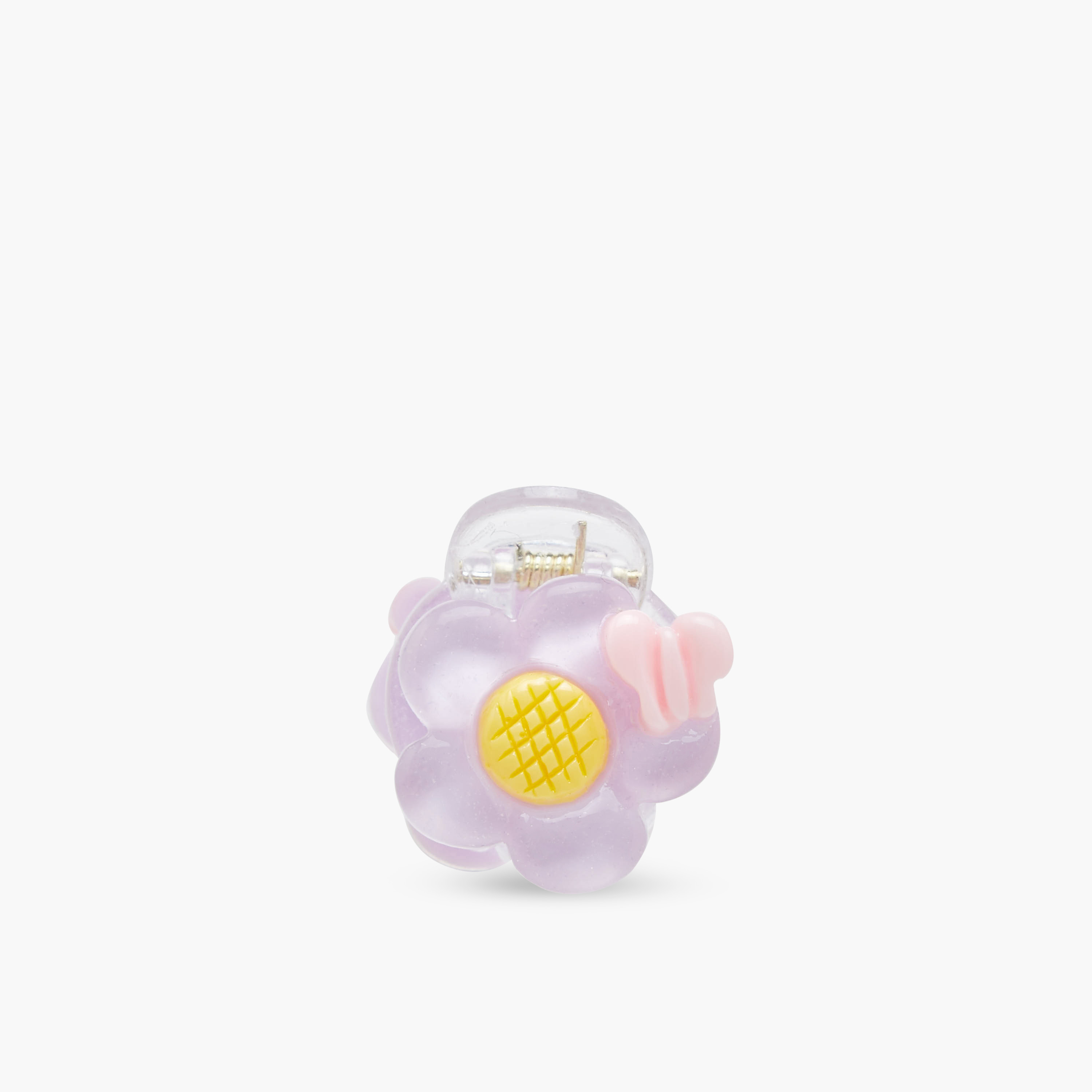 Pack of 4 Charmz Hair Clamp with Floral Design-baby-girls-accessories-hairaccessories-image-3