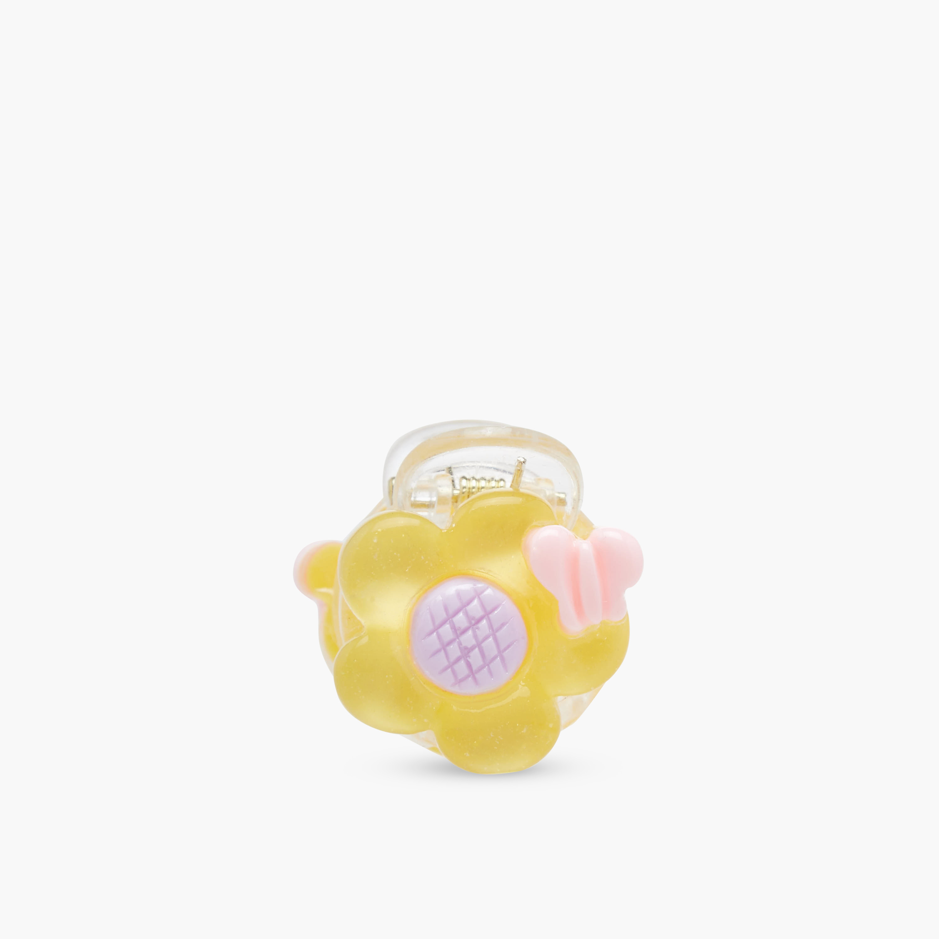 Pack of 4 Charmz Hair Clamp with Floral Design-baby-girls-accessories-hairaccessories-image-4