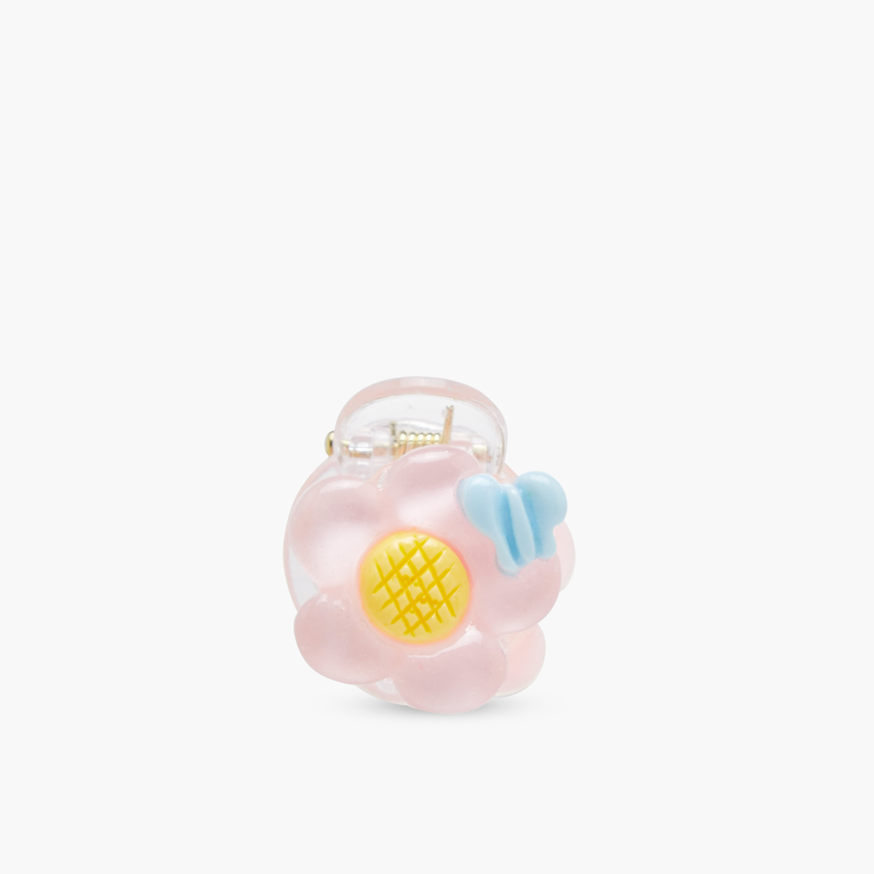 Pack of 4 Charmz Hair Clamp with Floral Design-baby-girls-accessories-hairaccessories-image-5