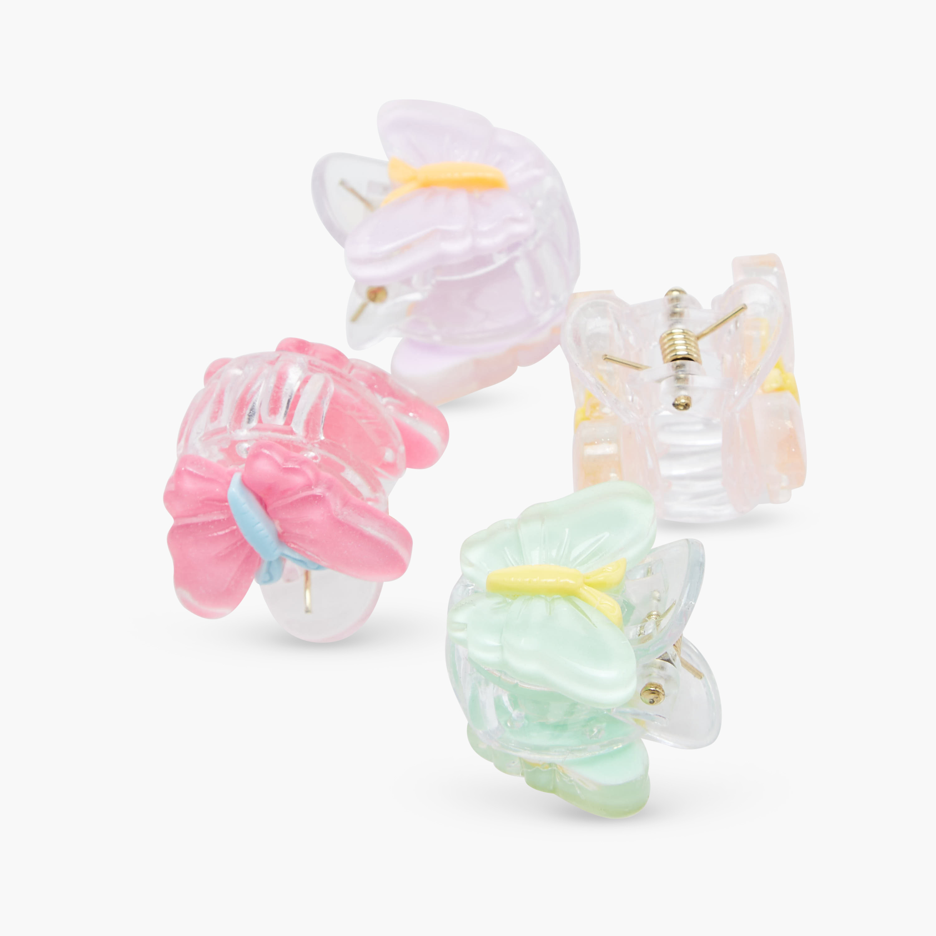 Pack of 4 Charmz Hair Clamp with Butterfly Design-girls-accessories-hairaccessories-image-7