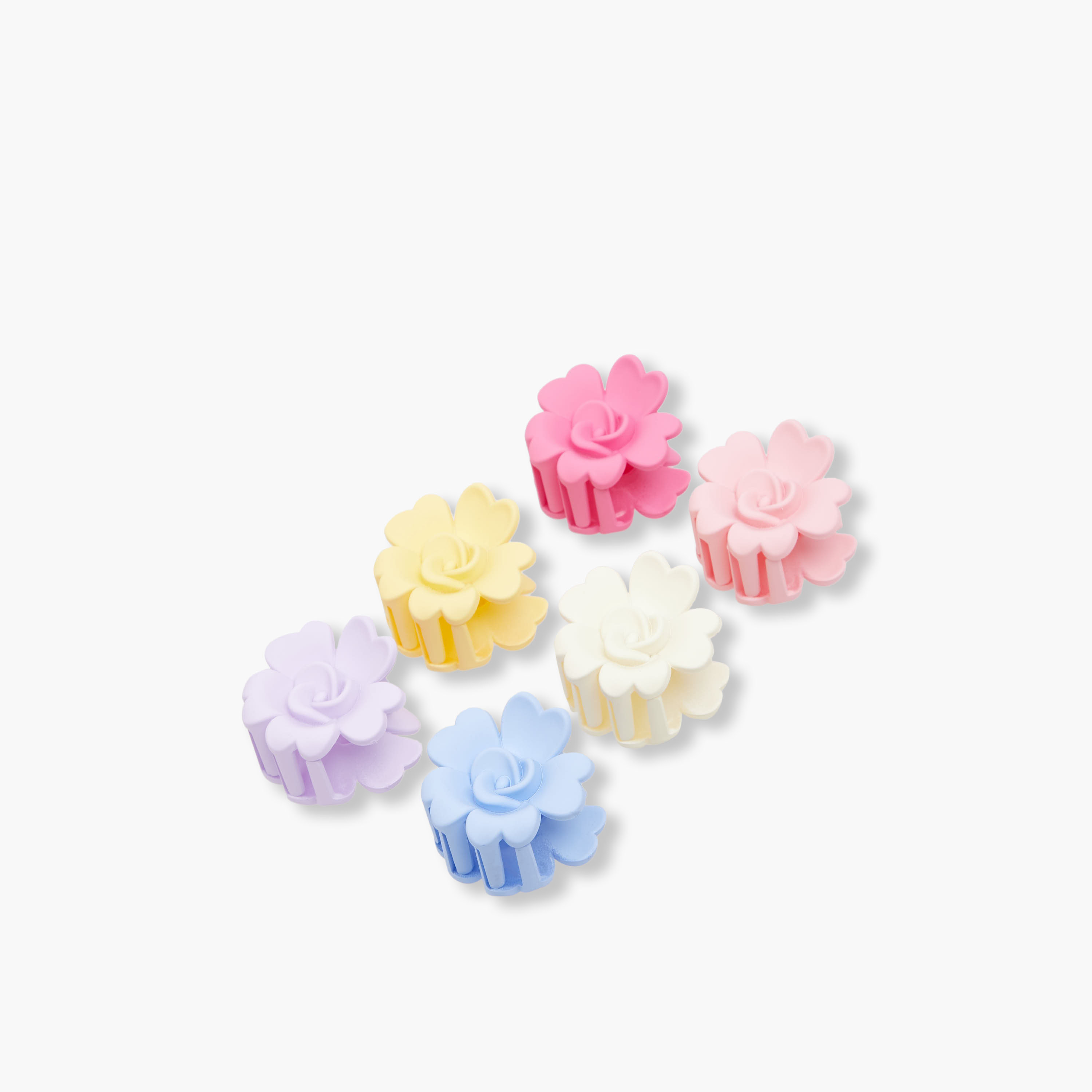Pack of 6 Charmz Hair Clamp with Floral Design-girls-accessories-hairaccessories-image-8