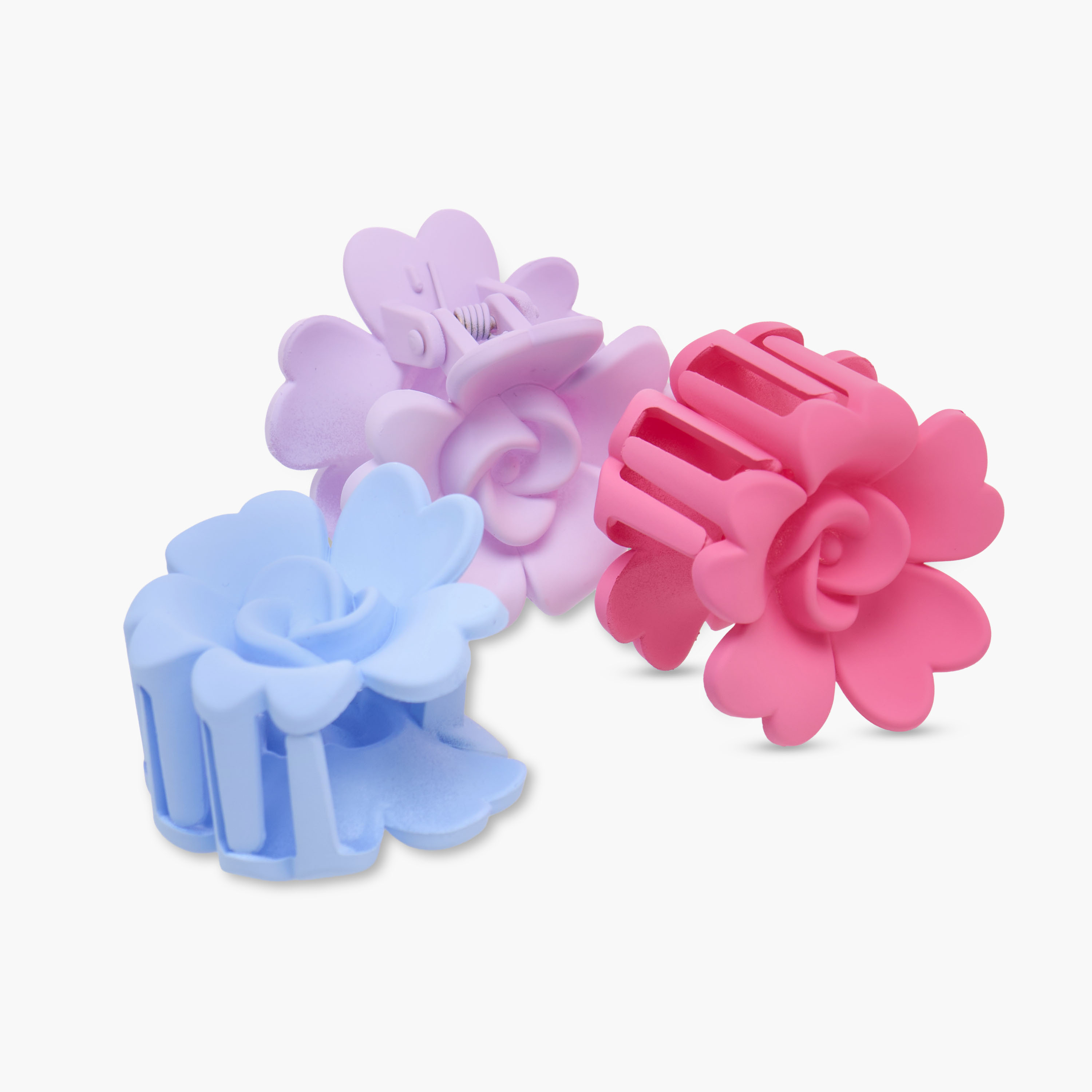 Pack of 3 Charmz Hair Clamp with Floral Design-girls-accessories-hairaccessories-image-6