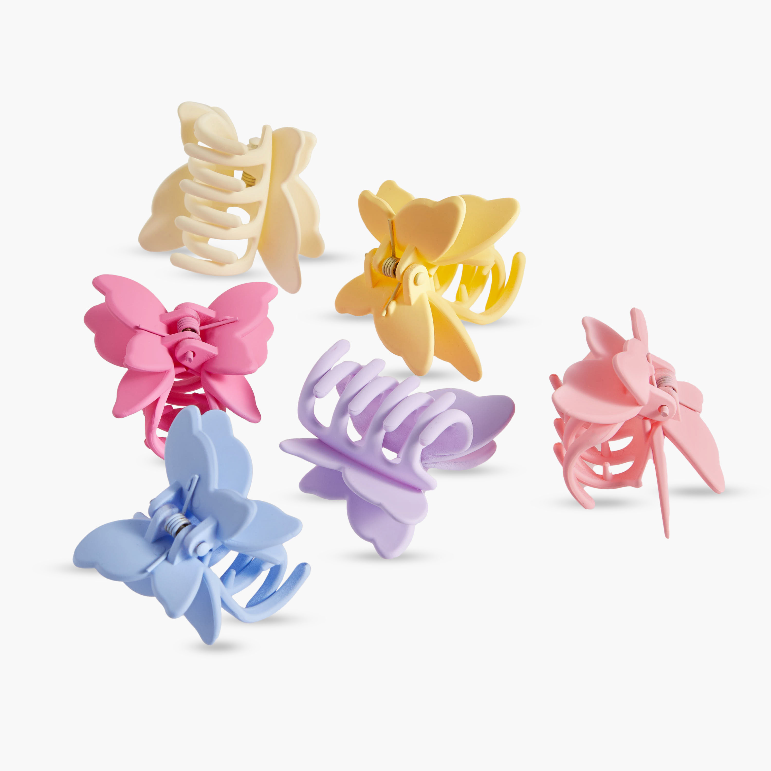 Pack of 6 Charmz Hair Clamp with Butterfly Design-girls-accessories-hairaccessories-image-6
