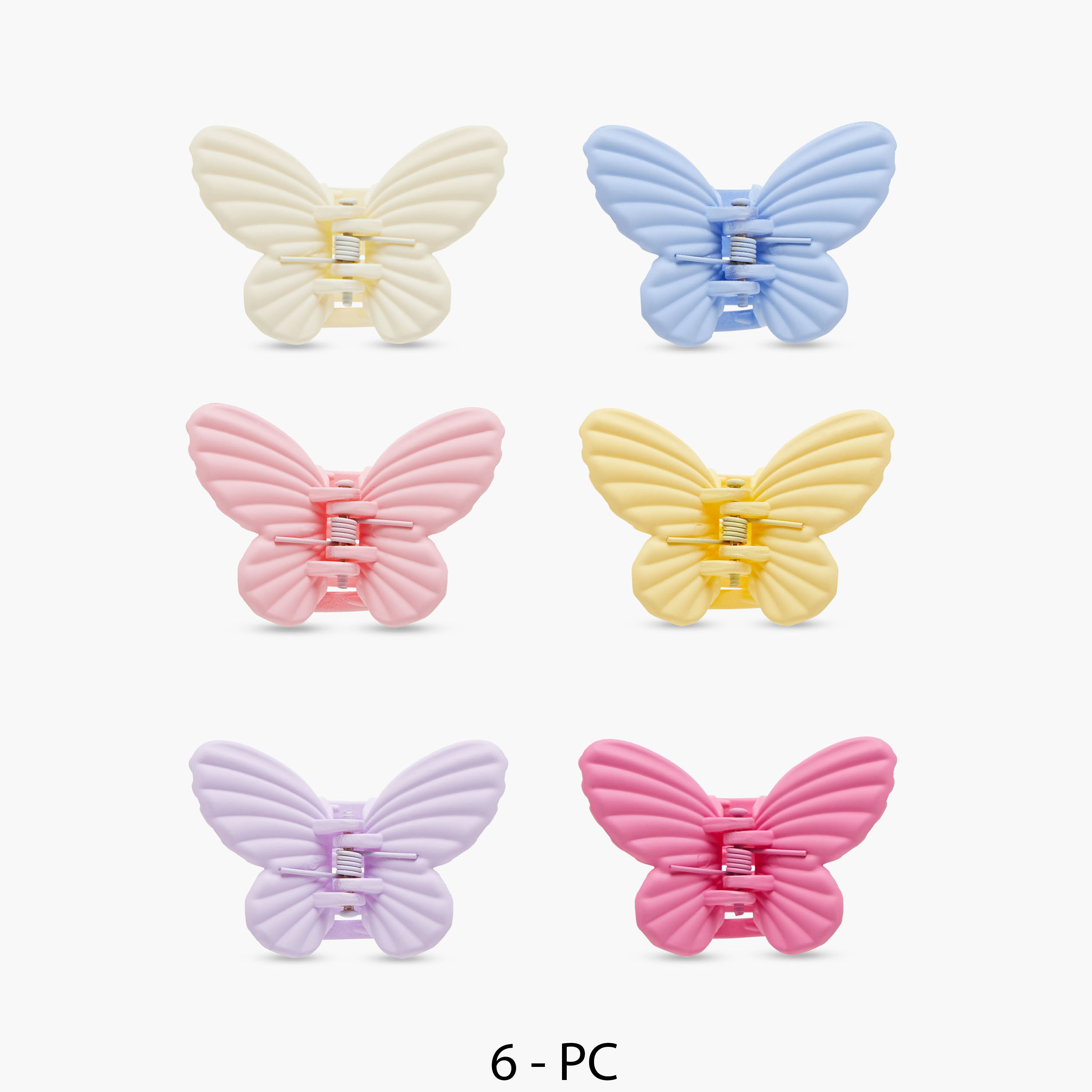 Pack of 6 Charmz Hair Clamp with Butterfly Design-baby-girls-accessories-hairaccessories-image-1