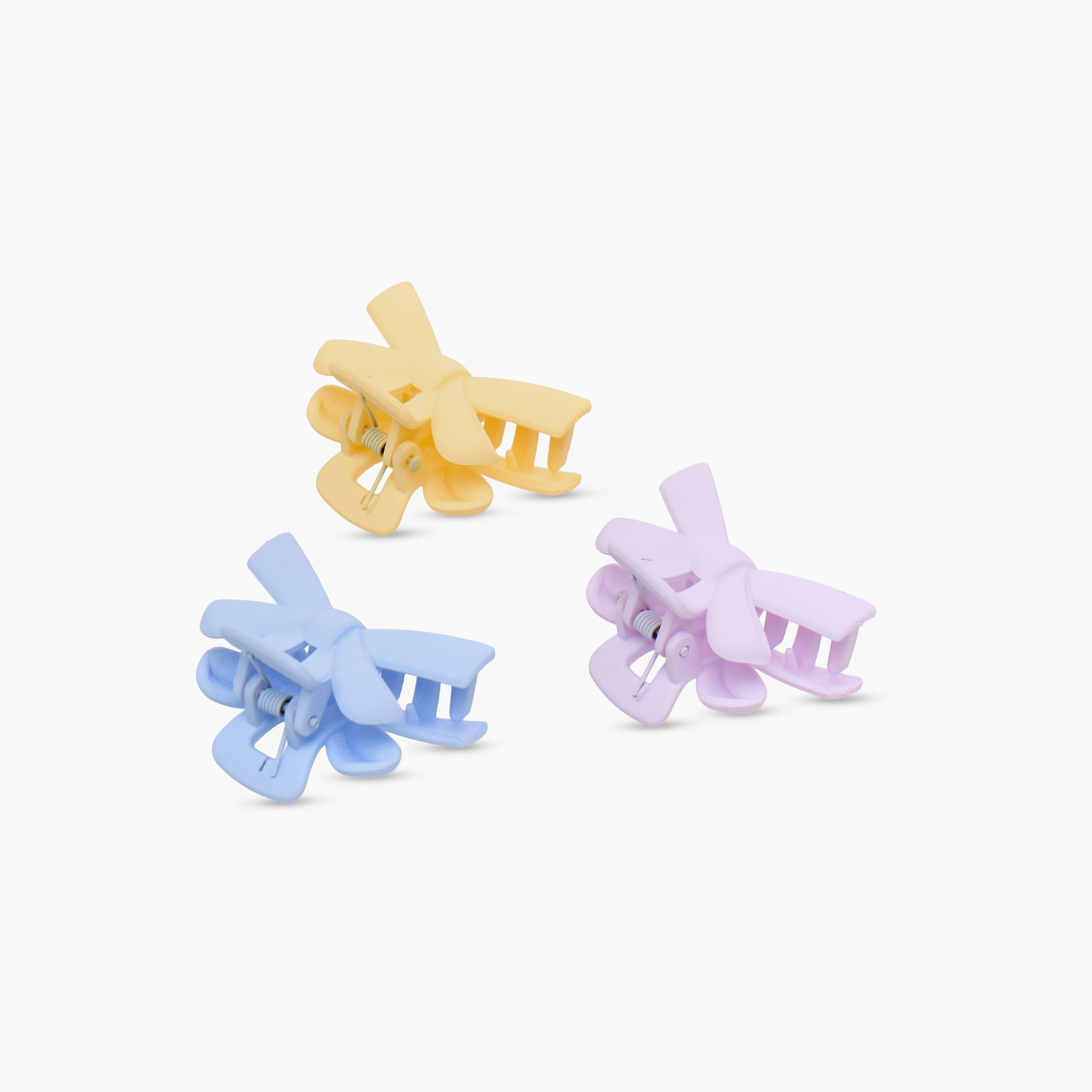 Pack of 3 Charmz Hair Clamp with Bow Design-girls-accessories-hairaccessories-image-5